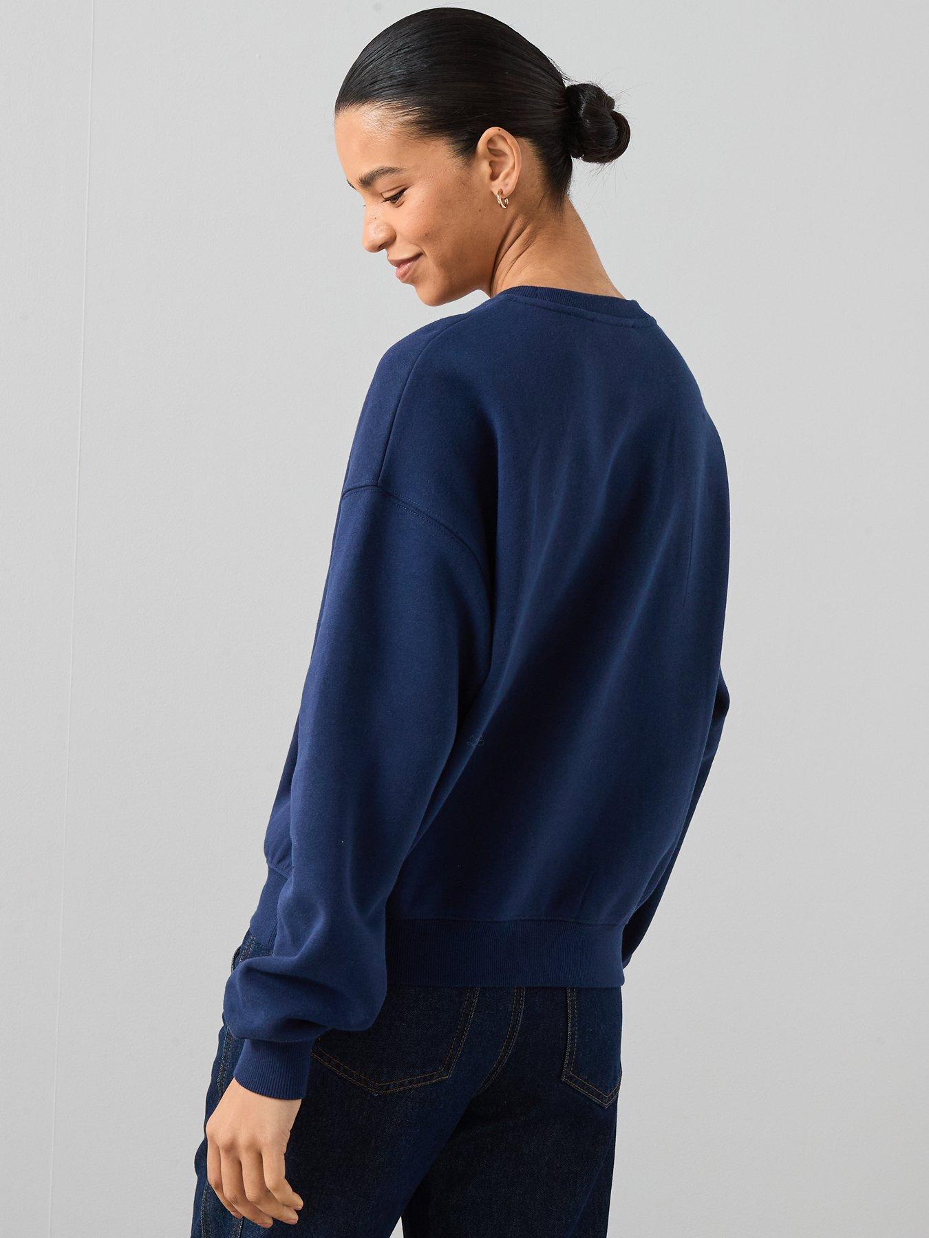 Image 2 of 7 of The Very Collection Vancouver Graphic Sweatshirt - Navy