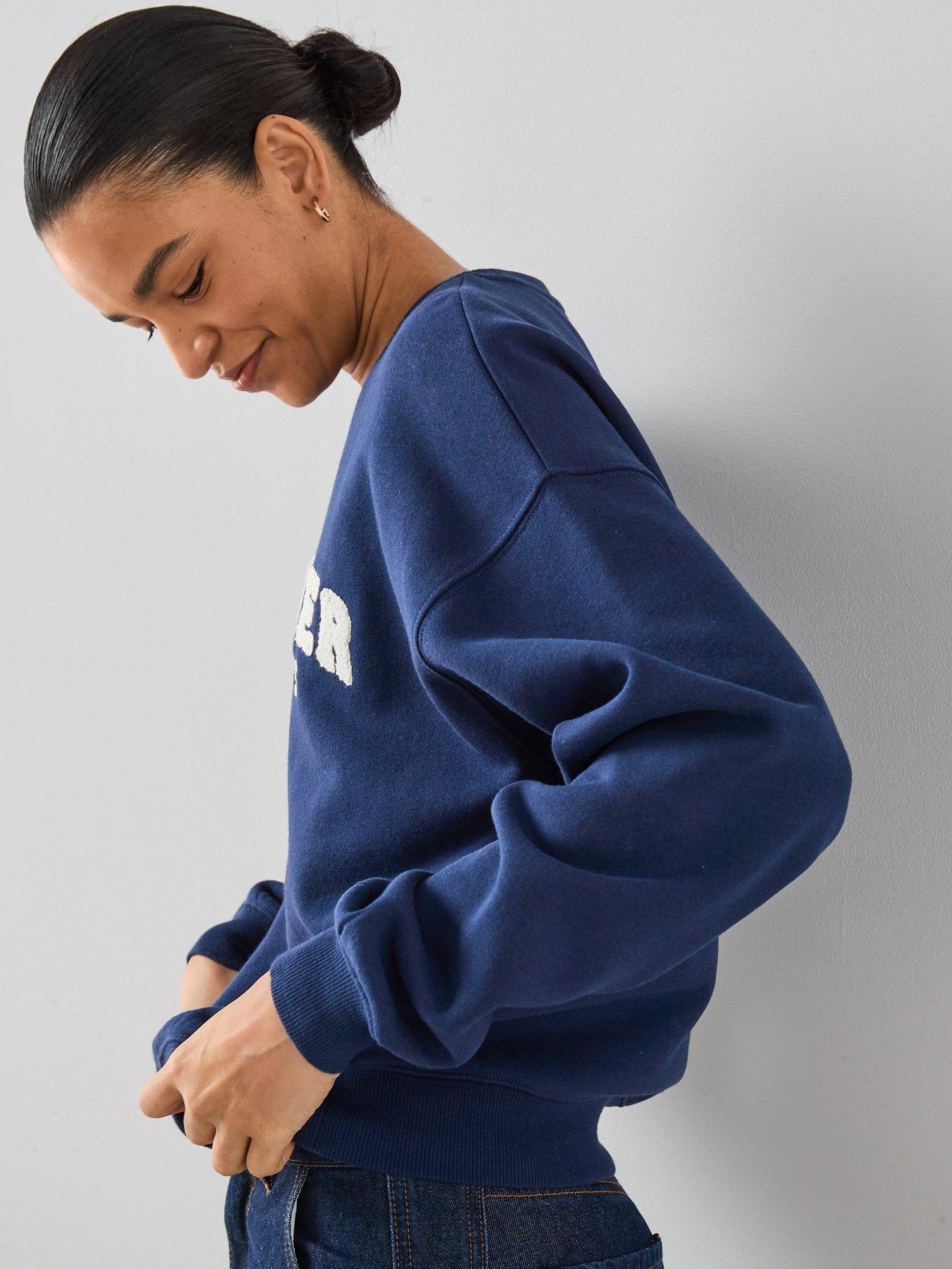 Image 6 of 7 of The Very Collection Vancouver Graphic Sweatshirt - Navy