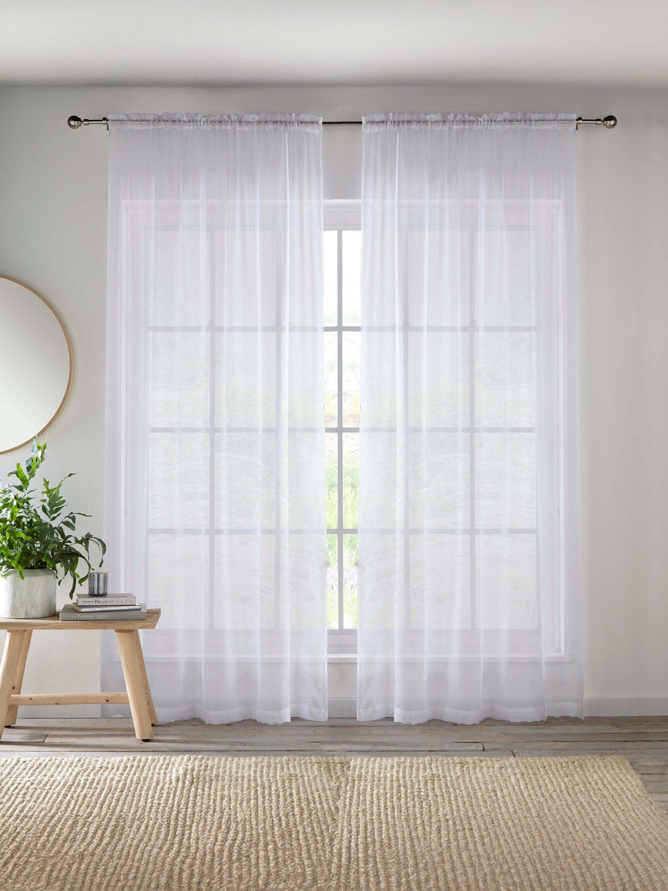 The Very Collection Slot Top Voile Panel Pair 57x48