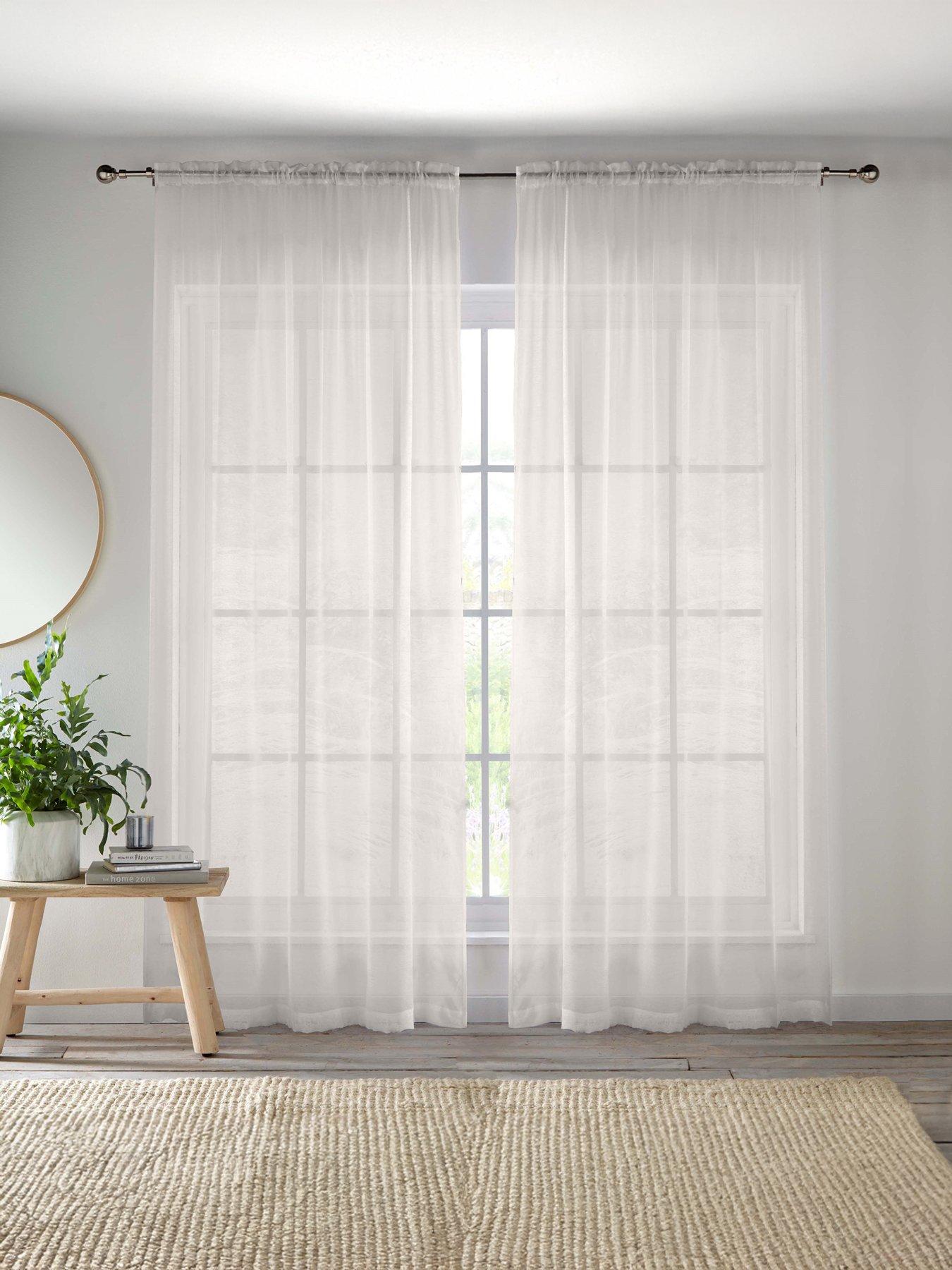 The Very Collection Slot Top Voile Panel Pair 57x48