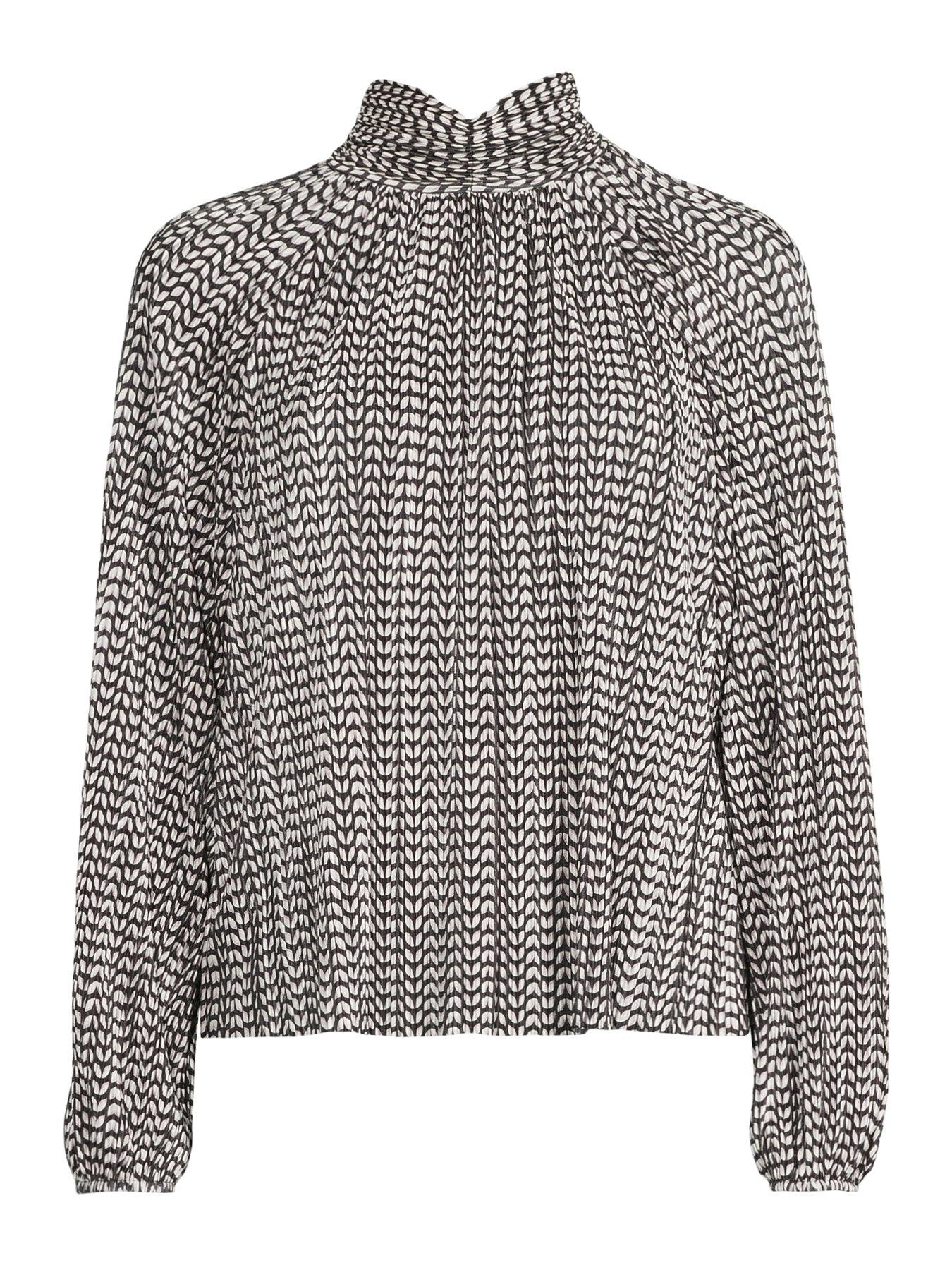 Image 7 of 7 of The Very Collection Plisse Printed Co Ord Top - Multi