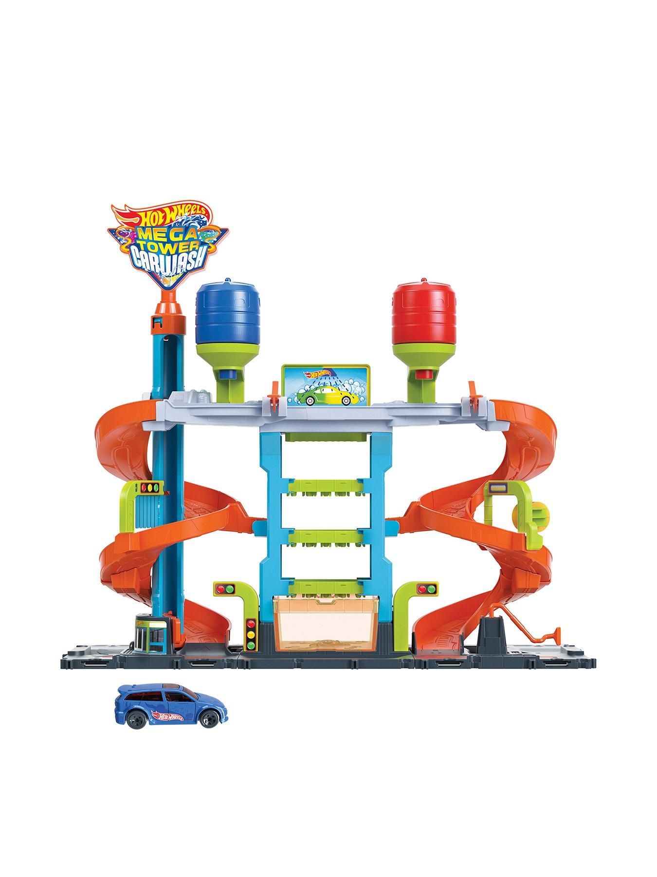 undefined City Mega Car Wash with 1 Color Shifters Car, Toy for Kids