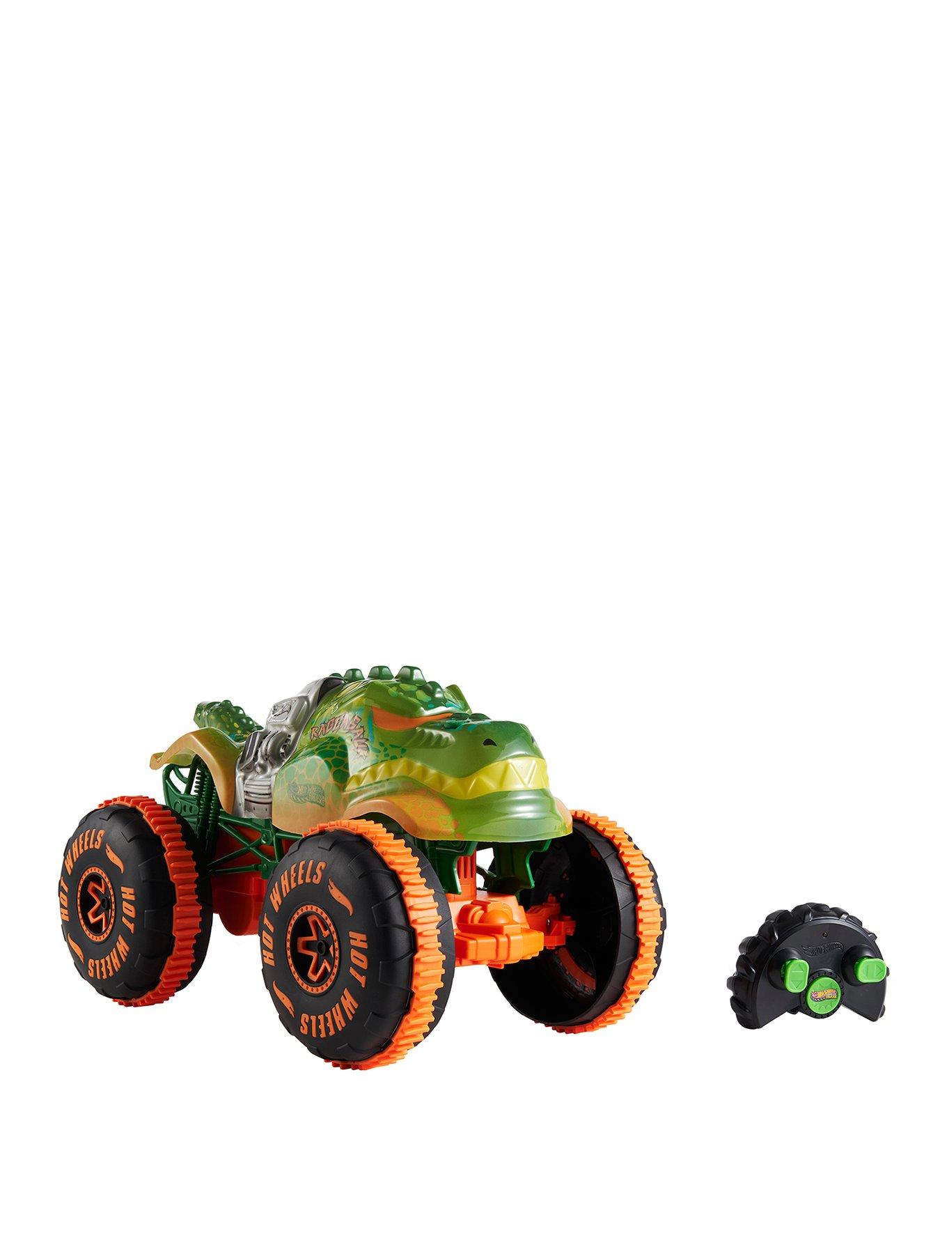 Hot Wheels Hot Wheels Monster Trucks RC Rageasaur, Battery-Powered Remote-Control Toy Truck in 1:15 Scale