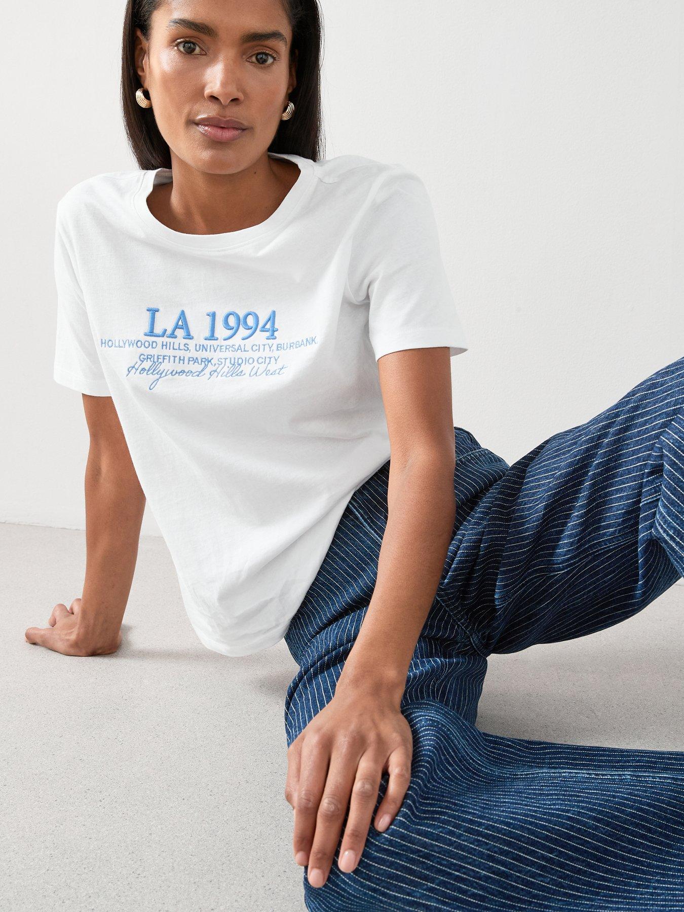 Image 6 of 7 of The Very Collection LA 1994 Graphic T-Shirt - White