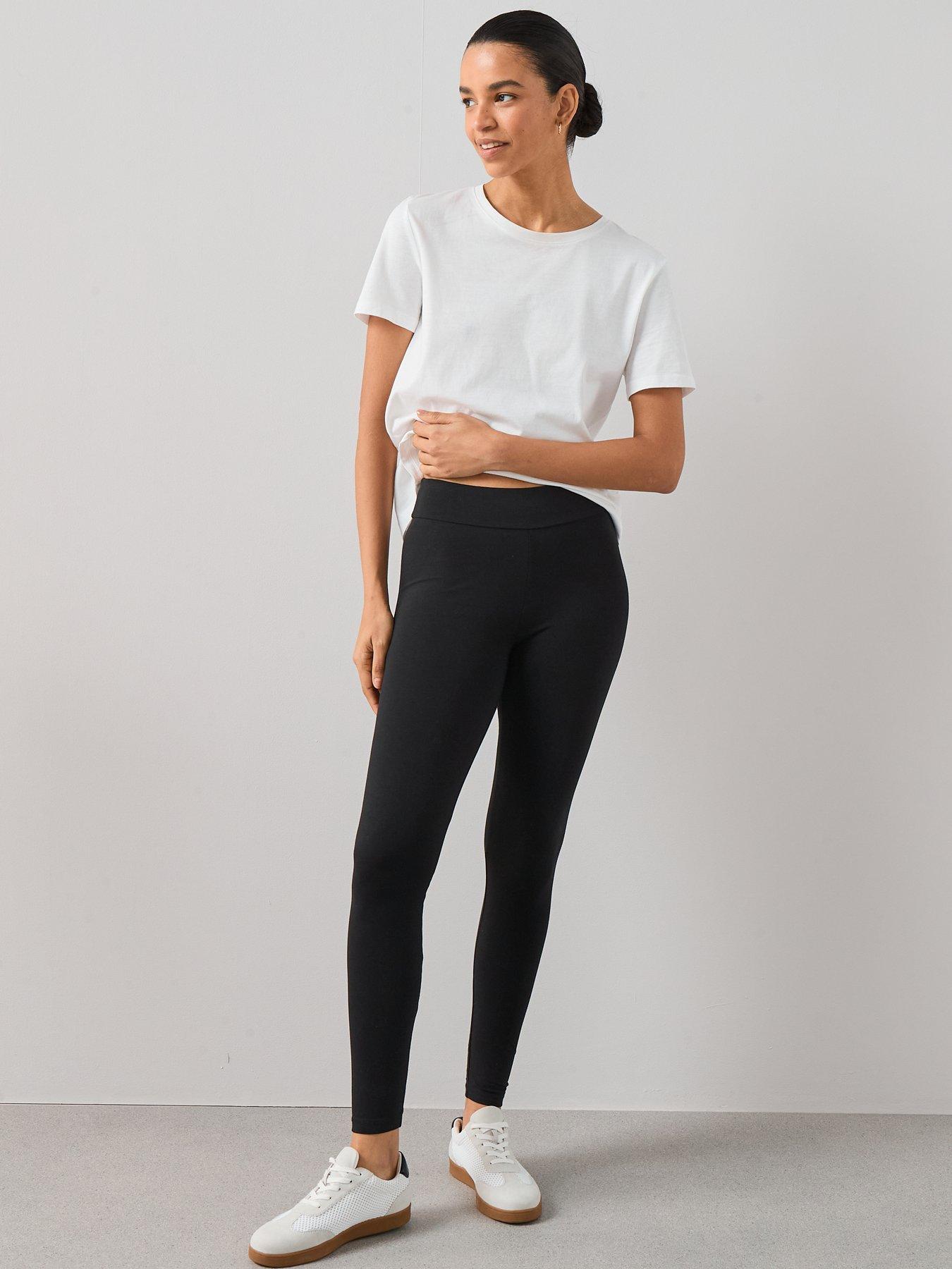 Image 6 of 6 of The Very Collection Cotton Legging - Black