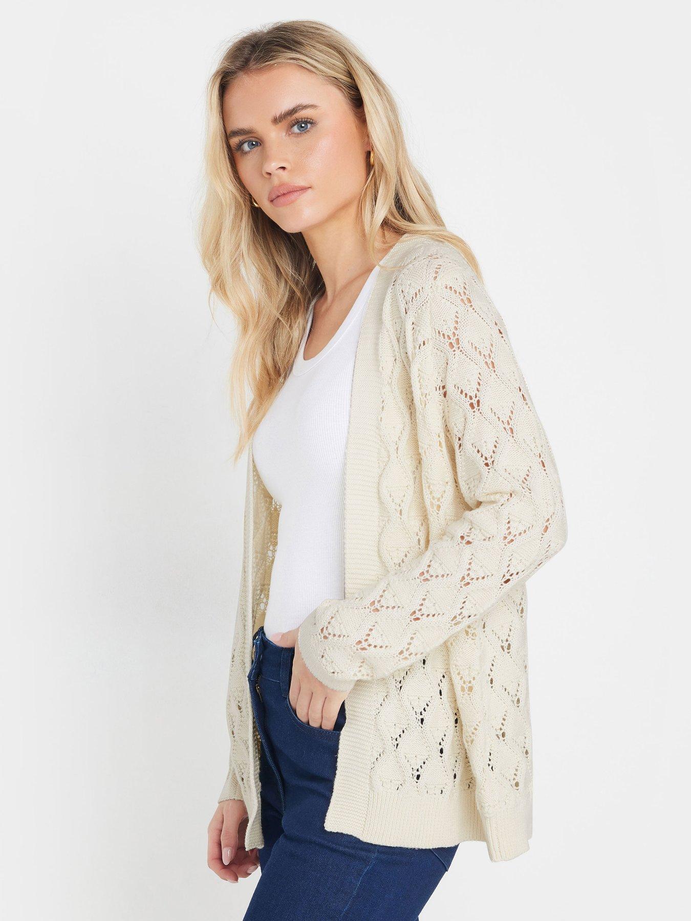 undefined Petite Midi Crochet Cardigan