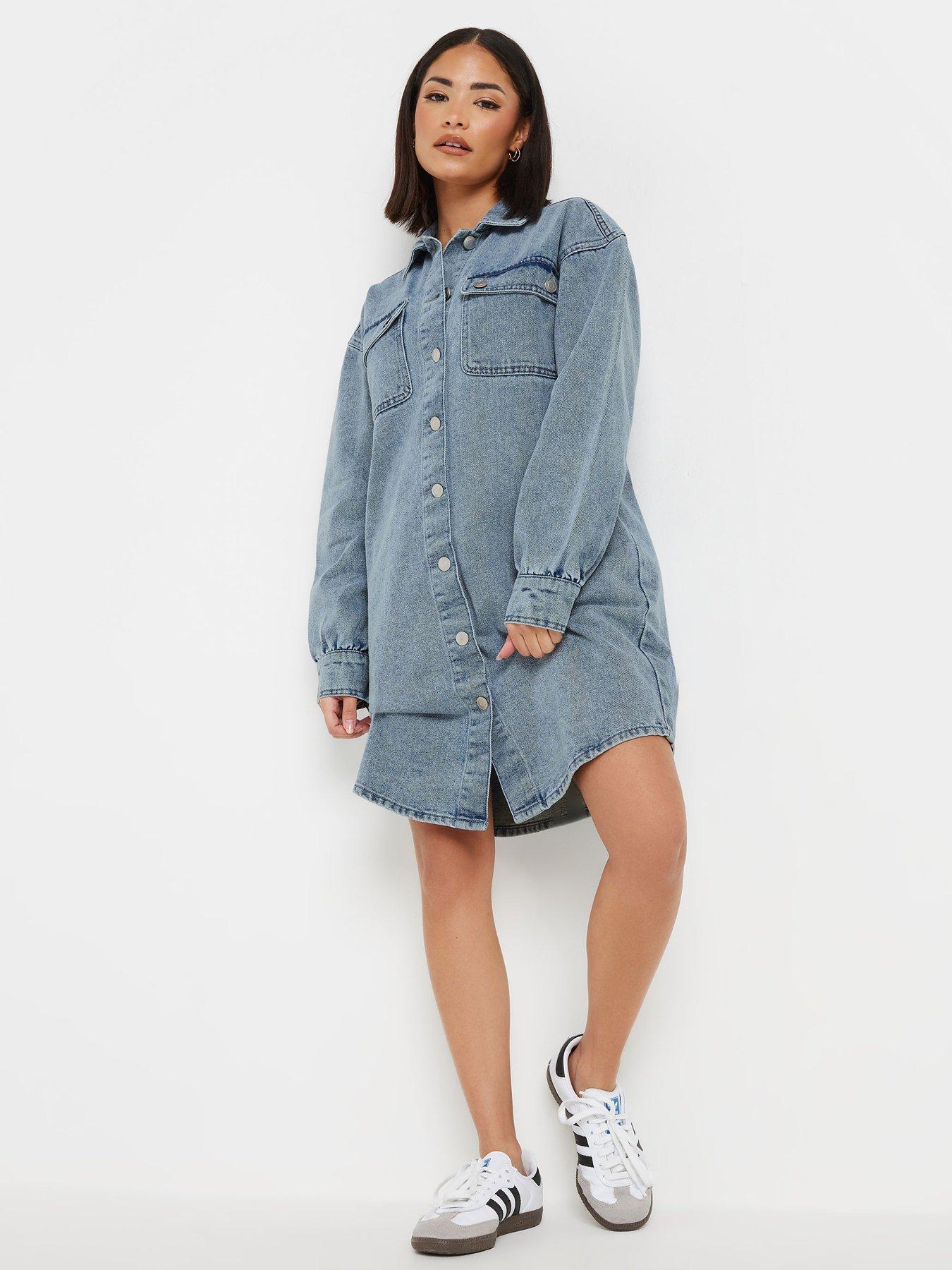 mco-petite-denim-mini-dress