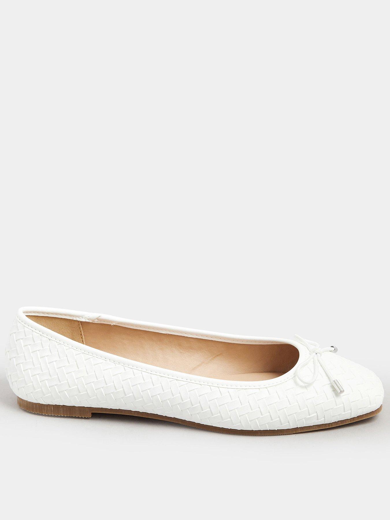  image of long-tall-sally-woven-ballet-pump