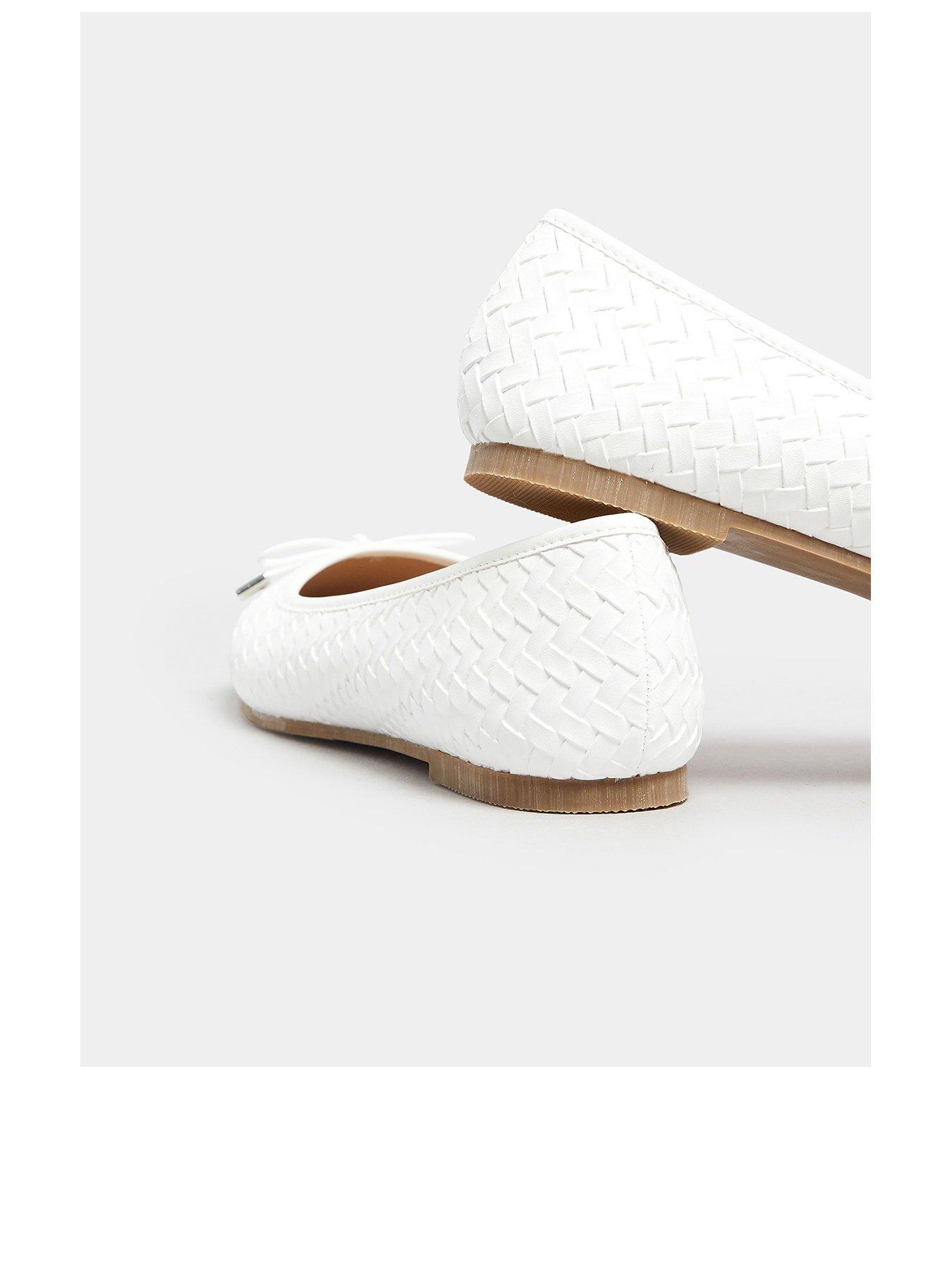  image of long-tall-sally-woven-ballet-pump