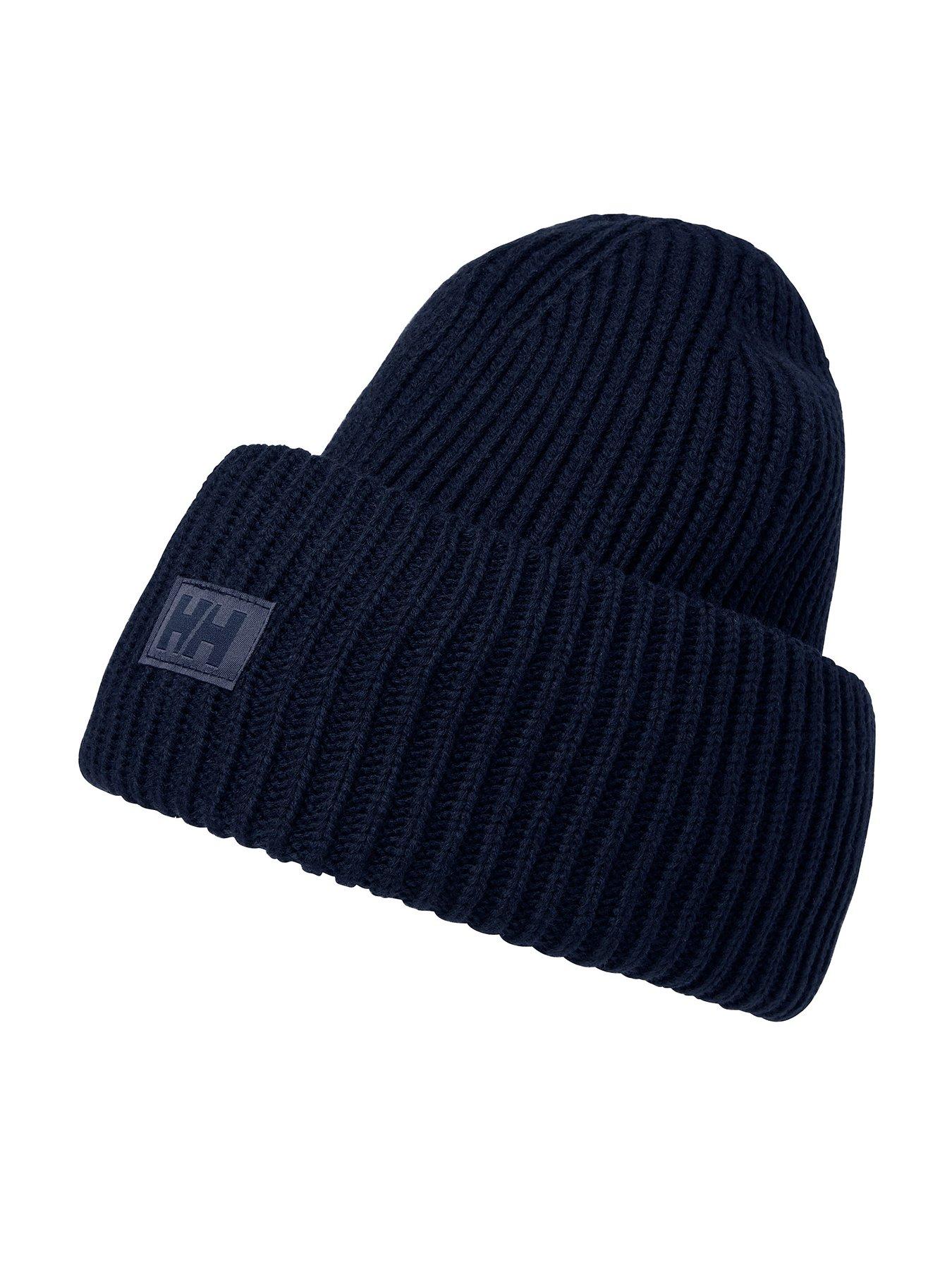 Helly Hansen Unisex Rib-Knit Beanie Hat - Navy