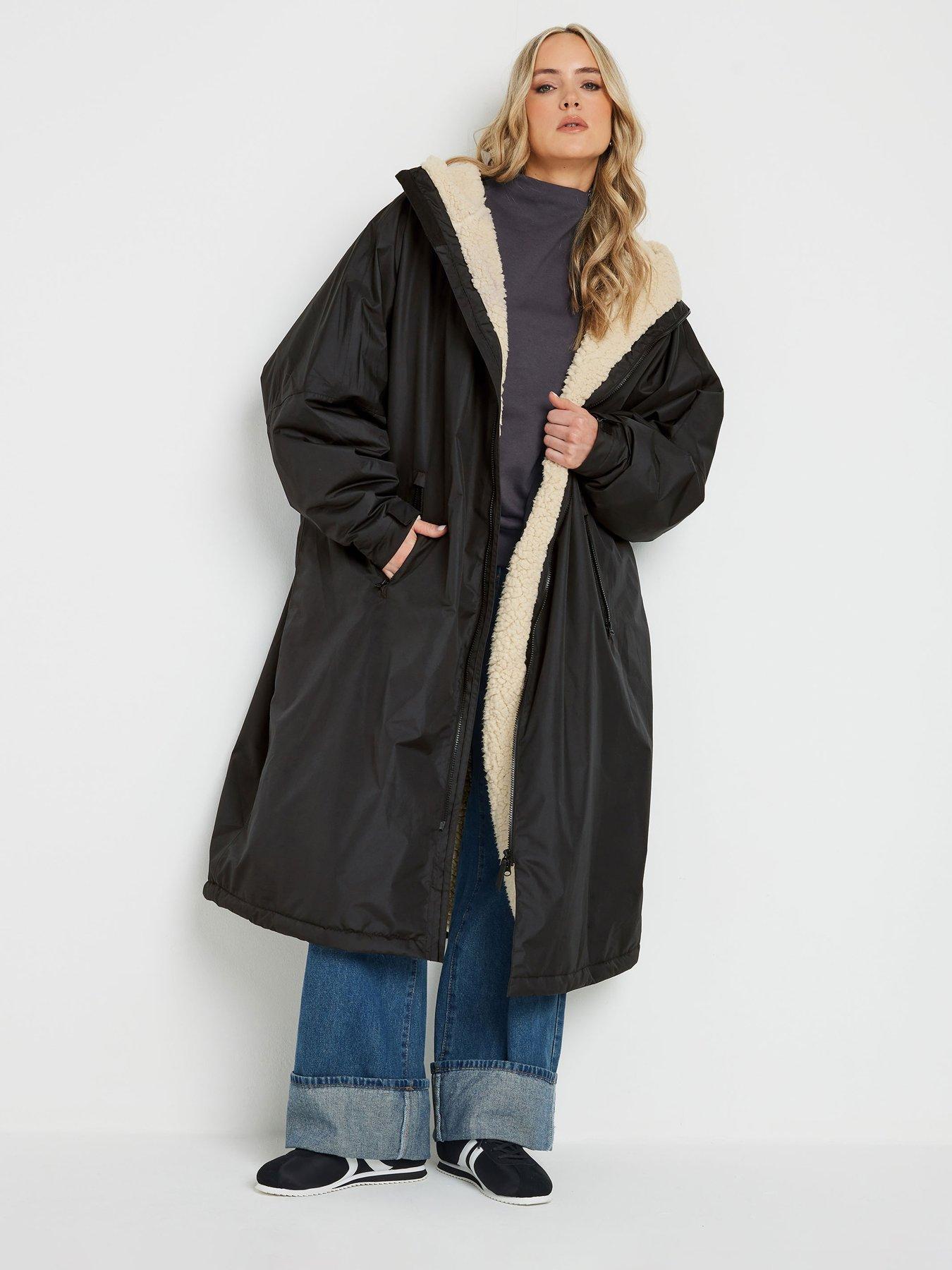 undefined Tall Black Borg Lined Changing Robe