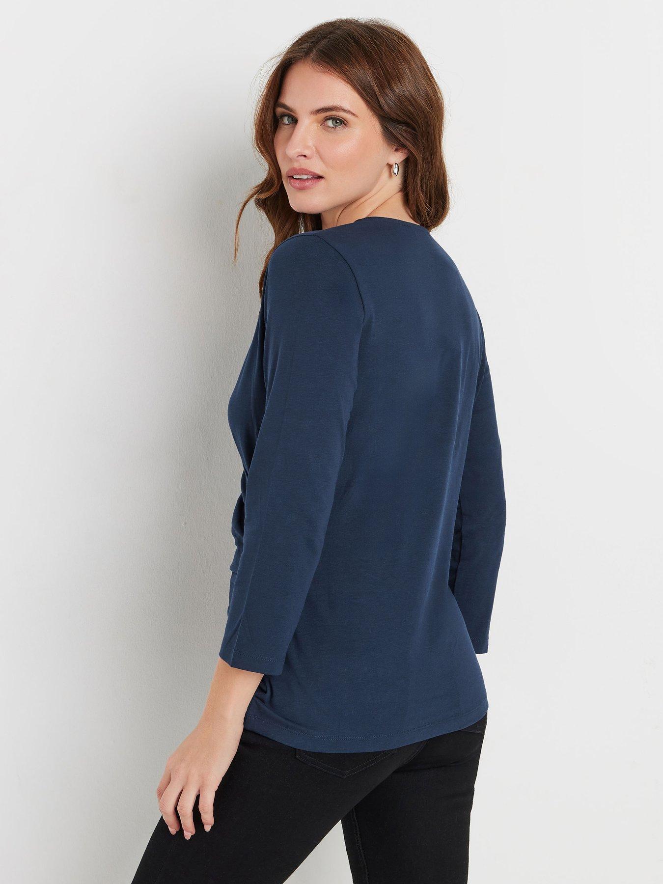  image of mco-34-sleeve-wrap-top