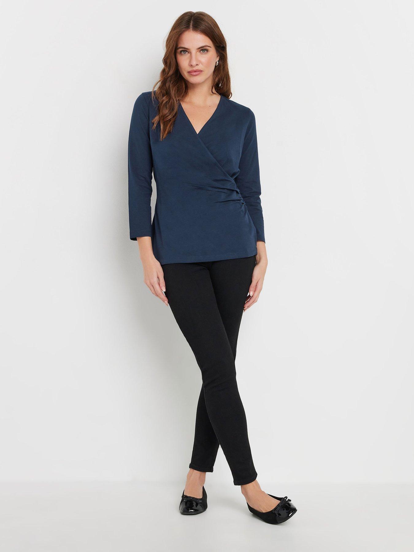  image of mco-34-sleeve-wrap-top
