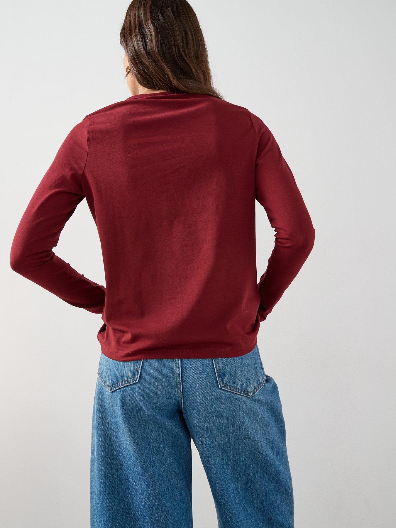 Image 2 of 6 of The Very Collection Long Sleeve Oversized Basic Top