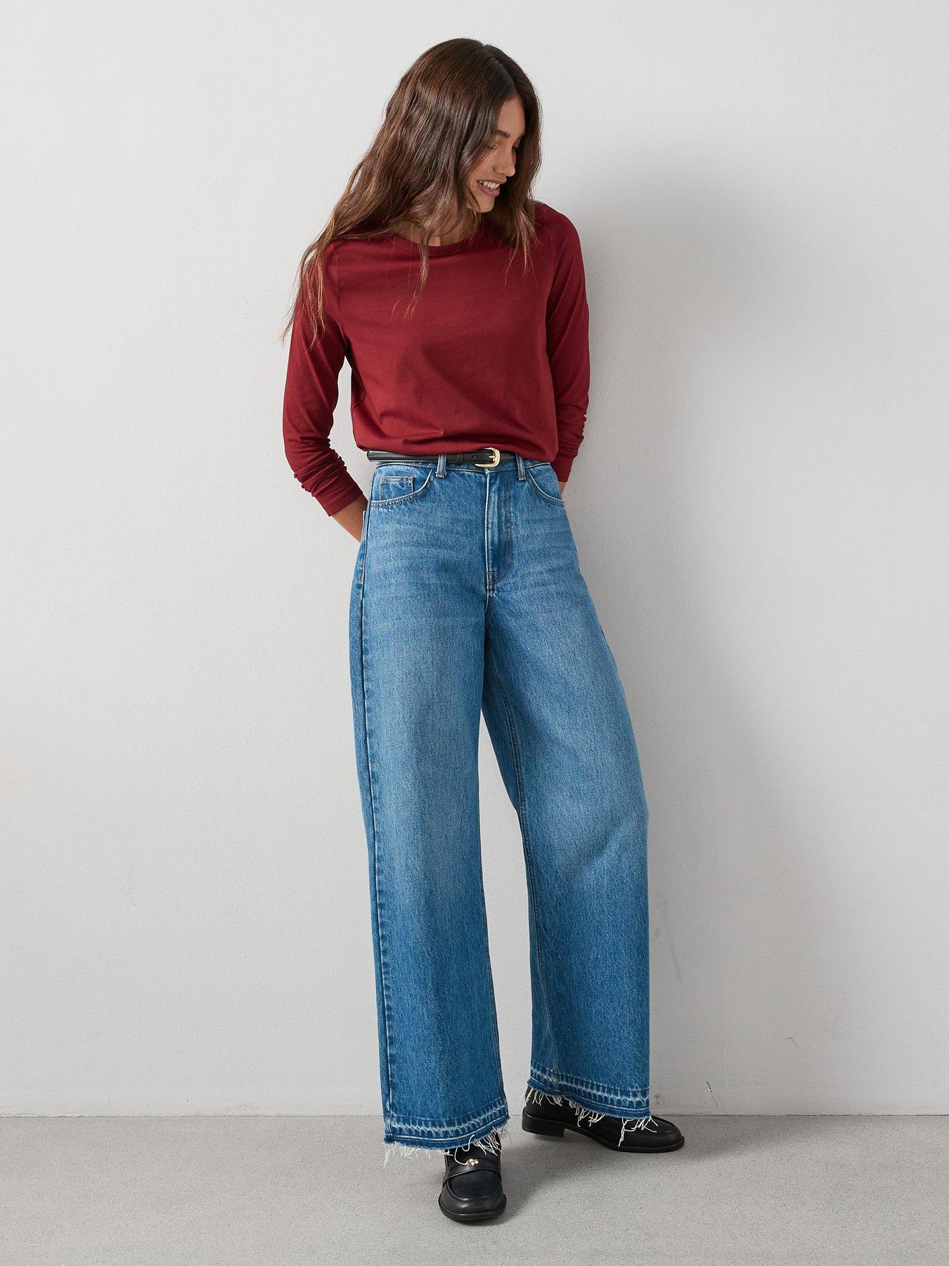 Image 3 of 6 of The Very Collection Long Sleeve Oversized Basic Top