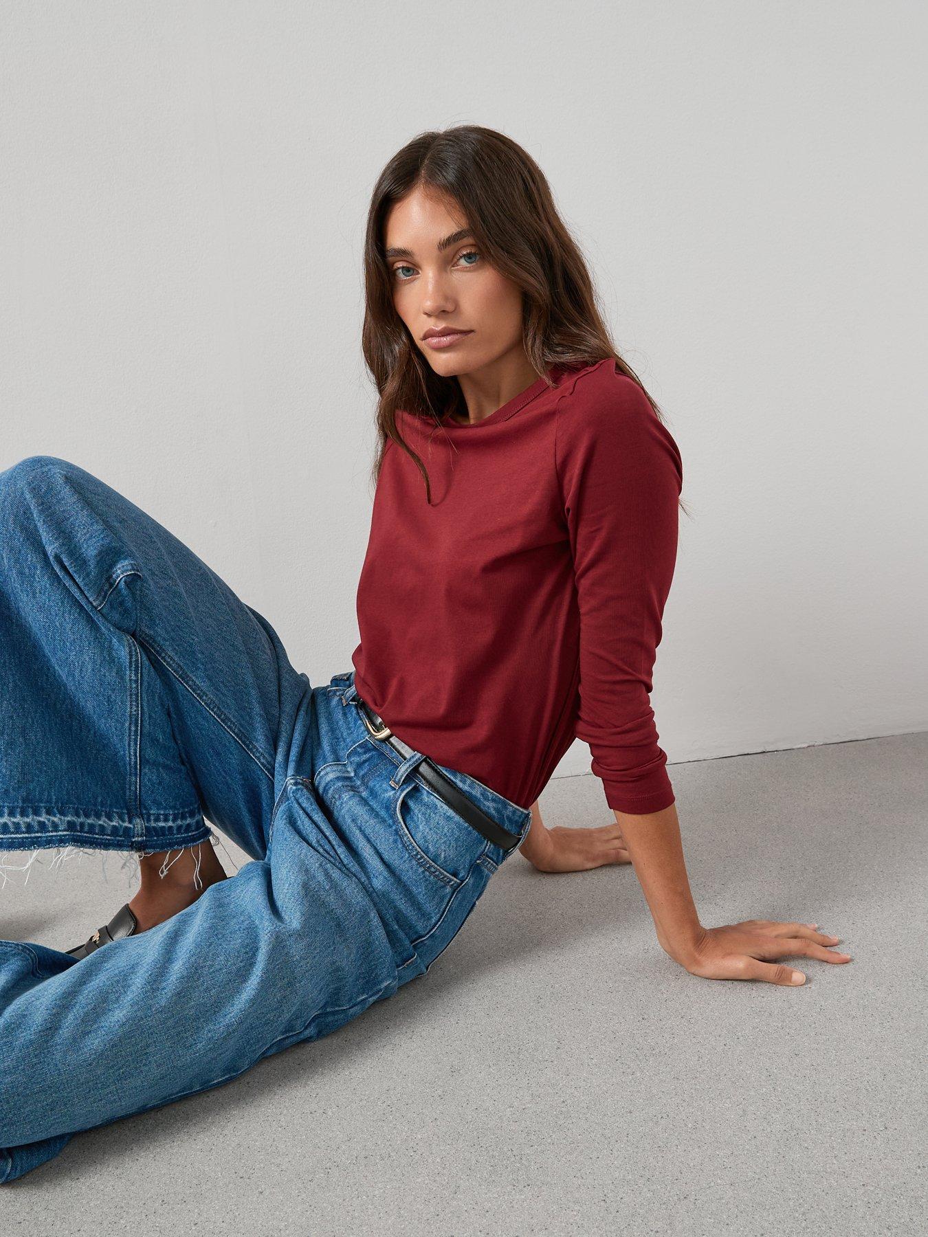 Image 6 of 6 of The Very Collection Long Sleeve Oversized Basic Top