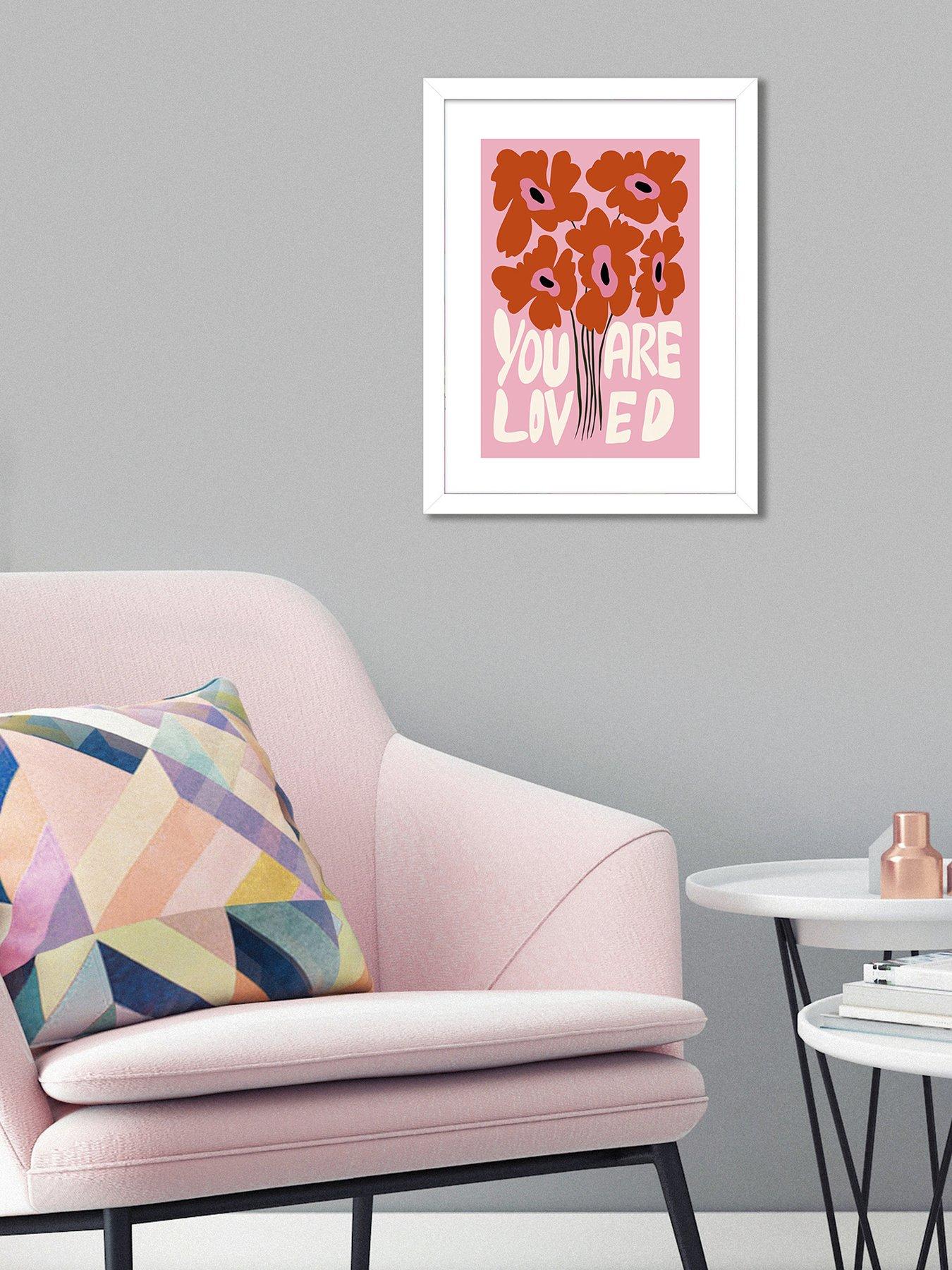 undefined You Are Loved Framed Art Print by Miho Art Studio
