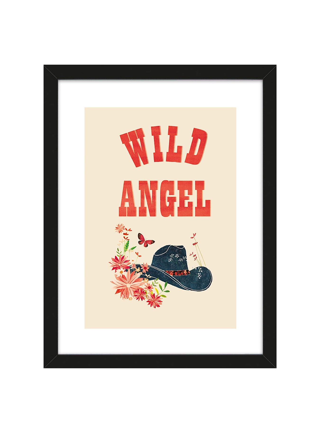 Image 2 of 2 of The Art Group Wild Angel Framed Art Print by Louise Nisbet