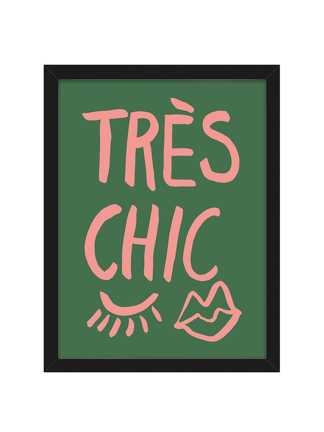 Image 2 of 2 of The Art Group Tres Chic Framed Art Print