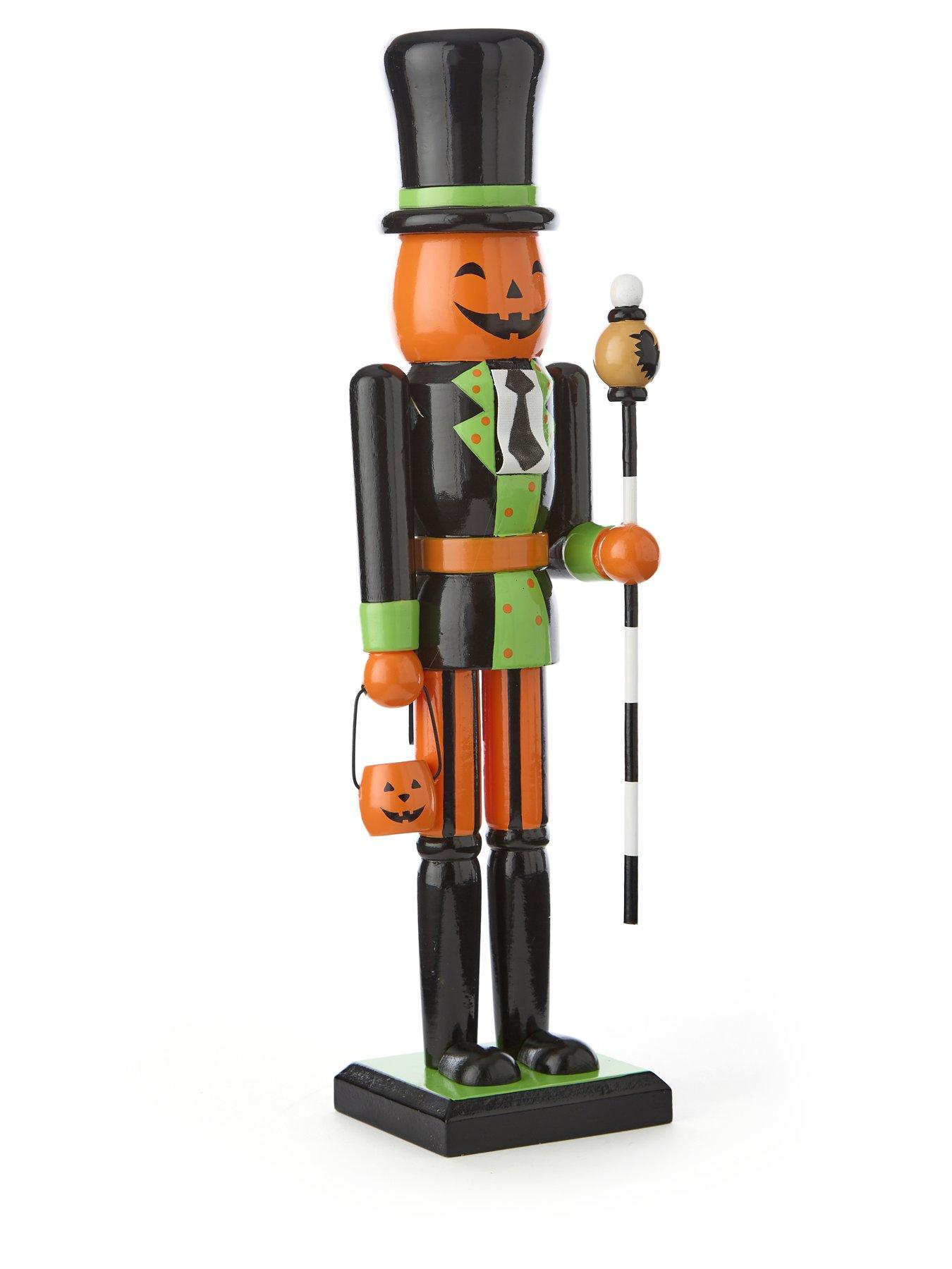 Image 5 of 6 of Very Home 38 cm Pumpkin Nutcracker Halloween Decoration