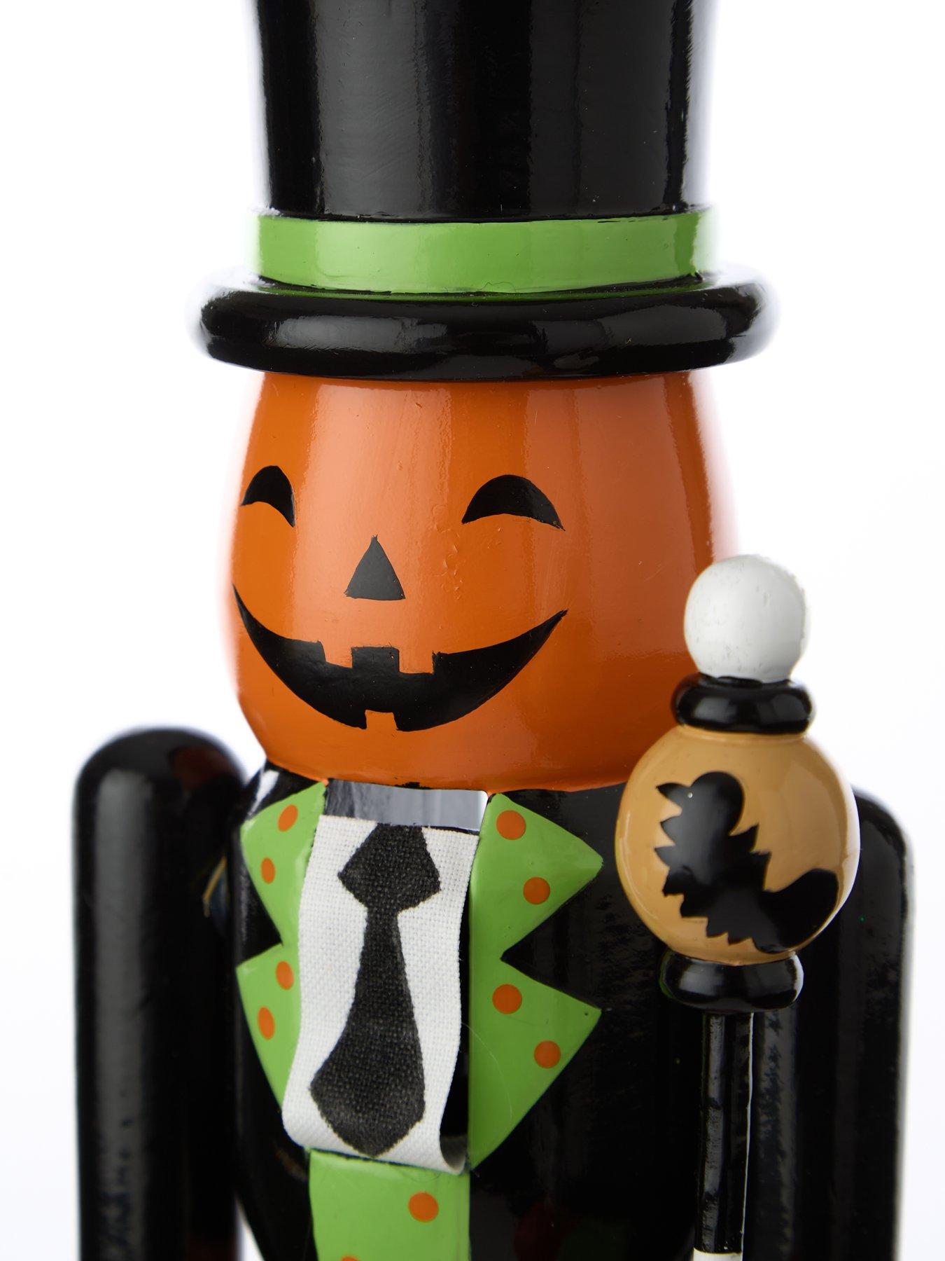 Image 6 of 6 of Very Home 38 cm Pumpkin Nutcracker Halloween Decoration
