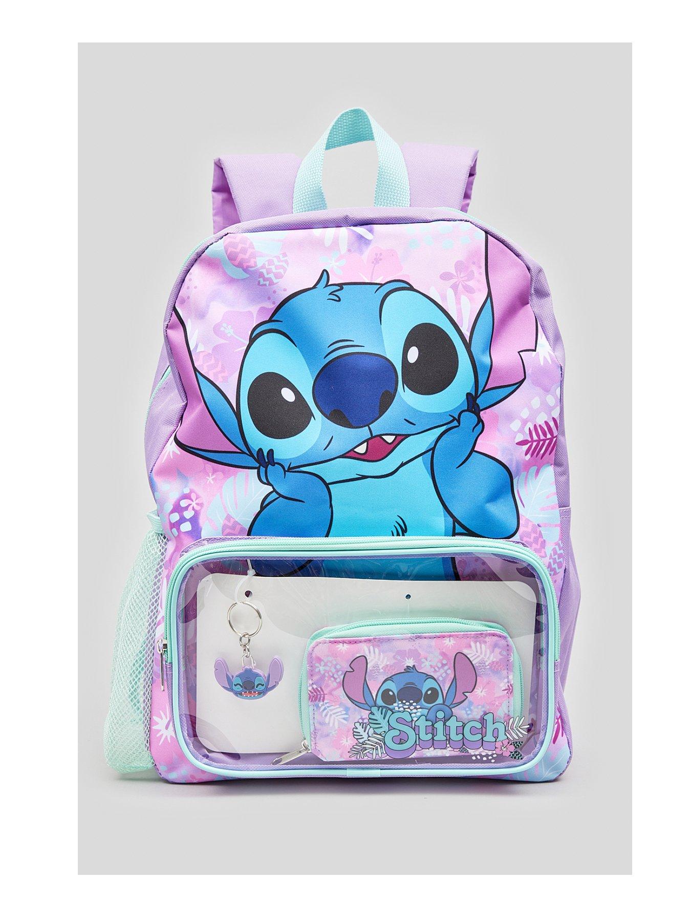 undefined Lilo and Stitch floral Backpack, Purse and keyring set