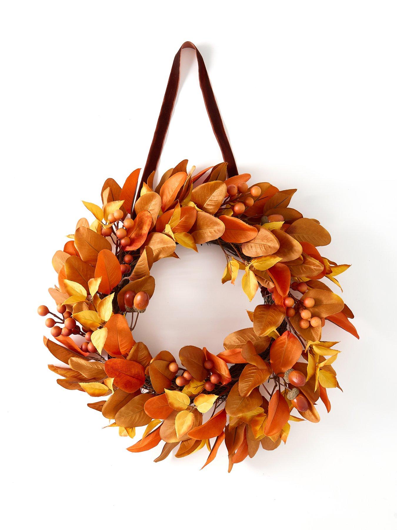 Image 2 of 6 of Very Home Autumn&nbsp;Harvest Wreath&nbsp;with&nbsp;Hanger