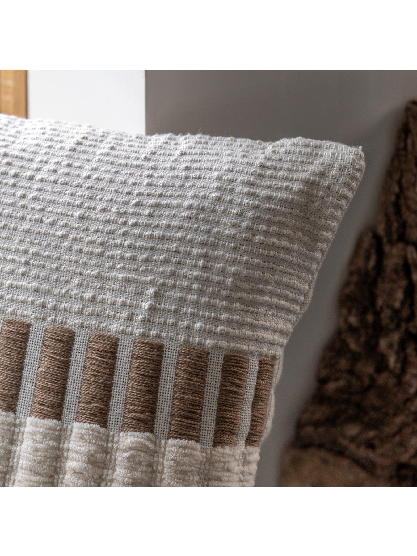  image of gallery-longshaw-woven-cushion-in-natural