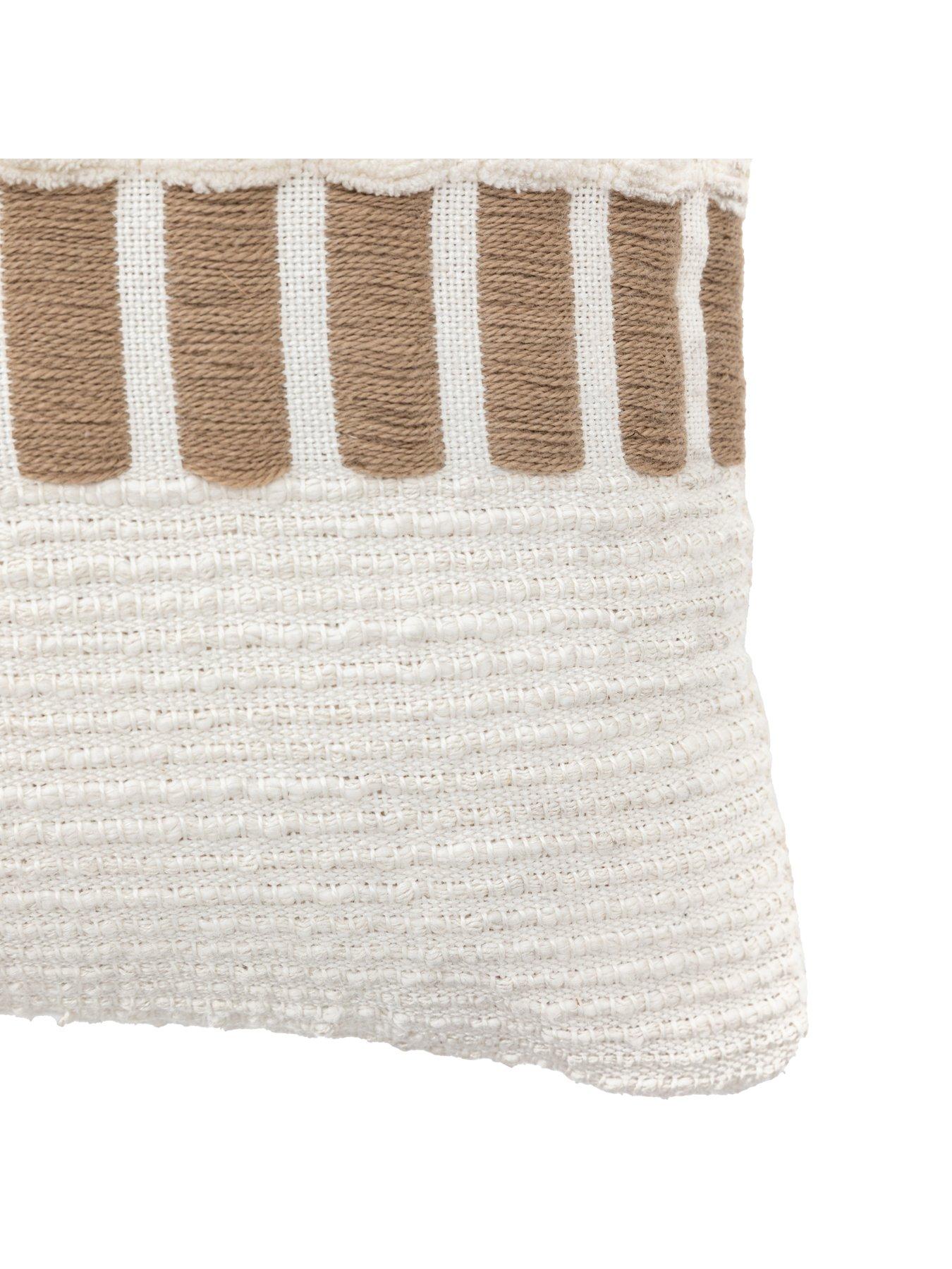  image of gallery-longshaw-woven-cushion-in-natural