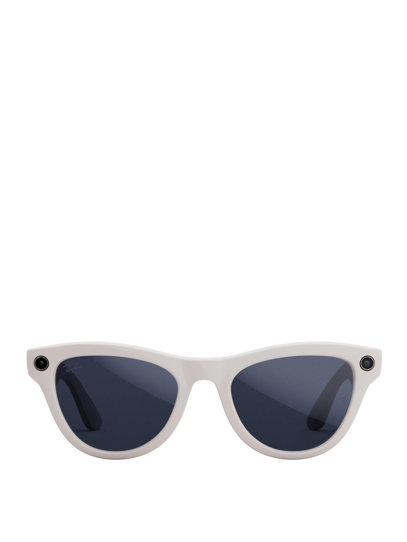 Ray-Ban Meta Skyler - Shiny Chalk Gray, Gen S Sapphire