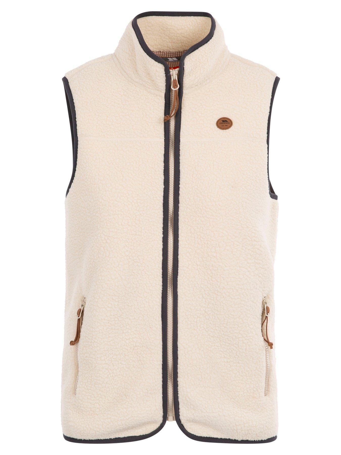 undefined Ladies Notion Fleece Gilet At300 -ghost - Cream
