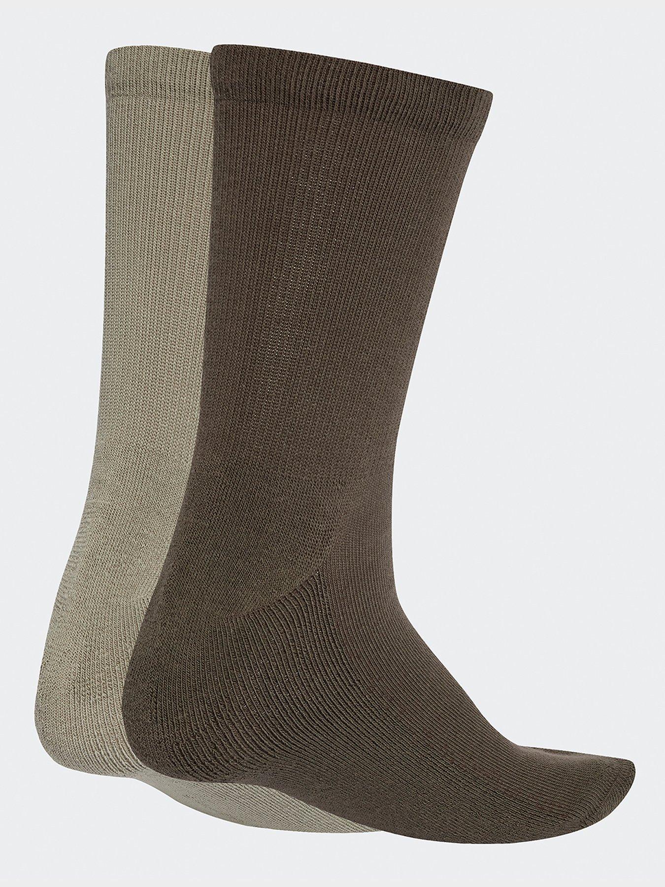 Image 2 of 4 of adidas Originals Unisex 2-Toned Crew Socks 2 Pack - Grey