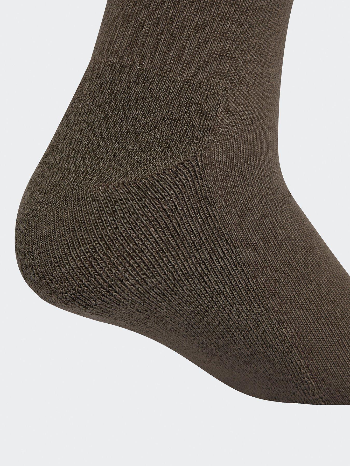 Image 4 of 4 of adidas Originals Unisex 2-Toned Crew Socks 2 Pack - Grey
