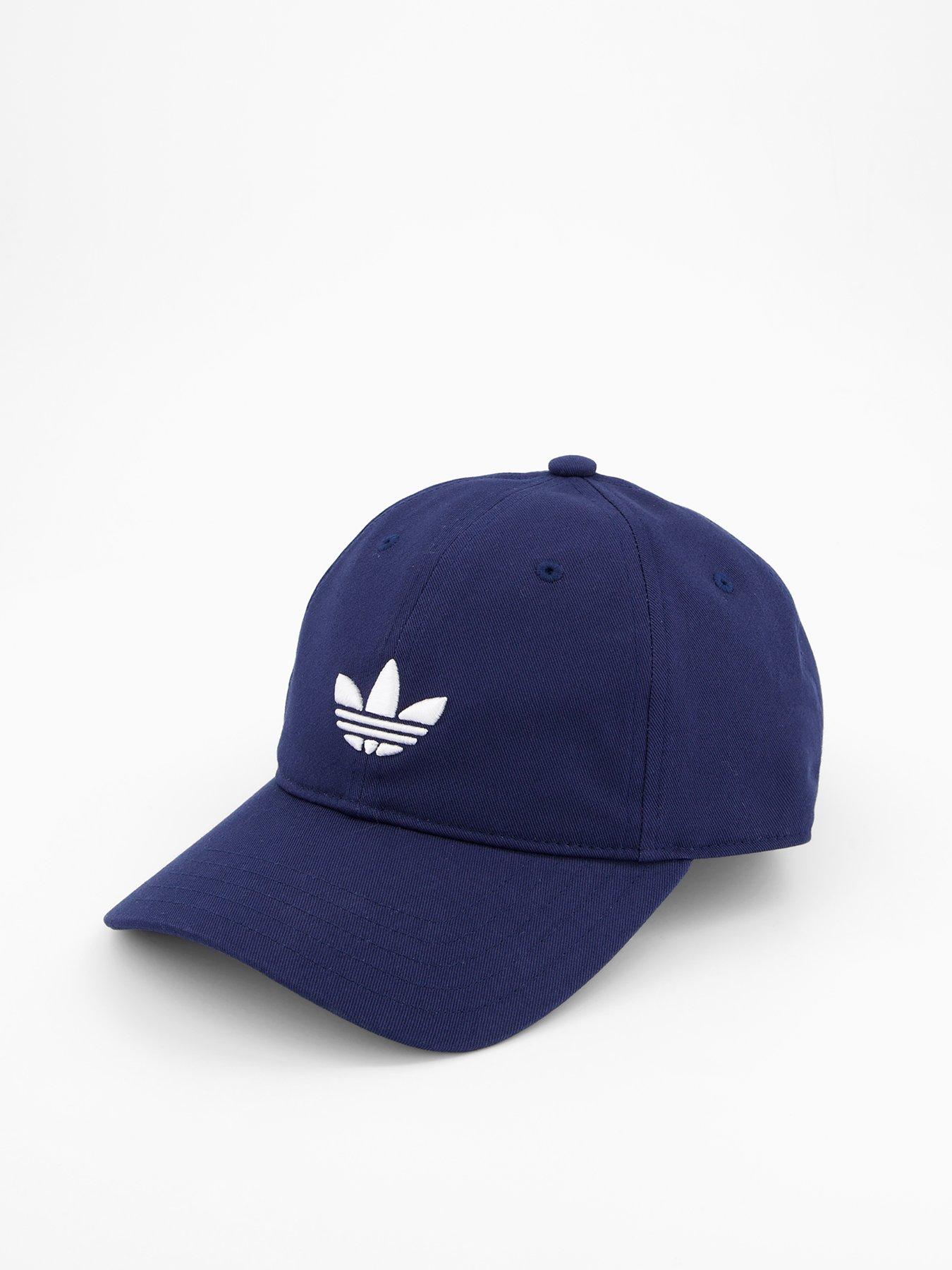 back image of adidas-originals-unisex-baseball-cap-blue