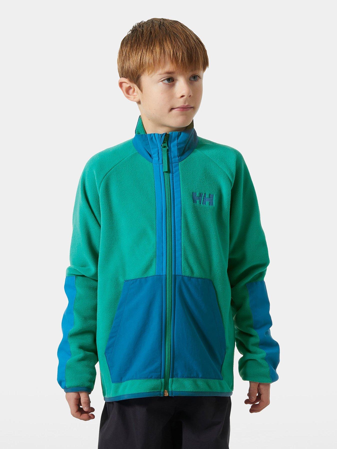 helly-hansen-junior-unisex-marka-fleece-jacket-green