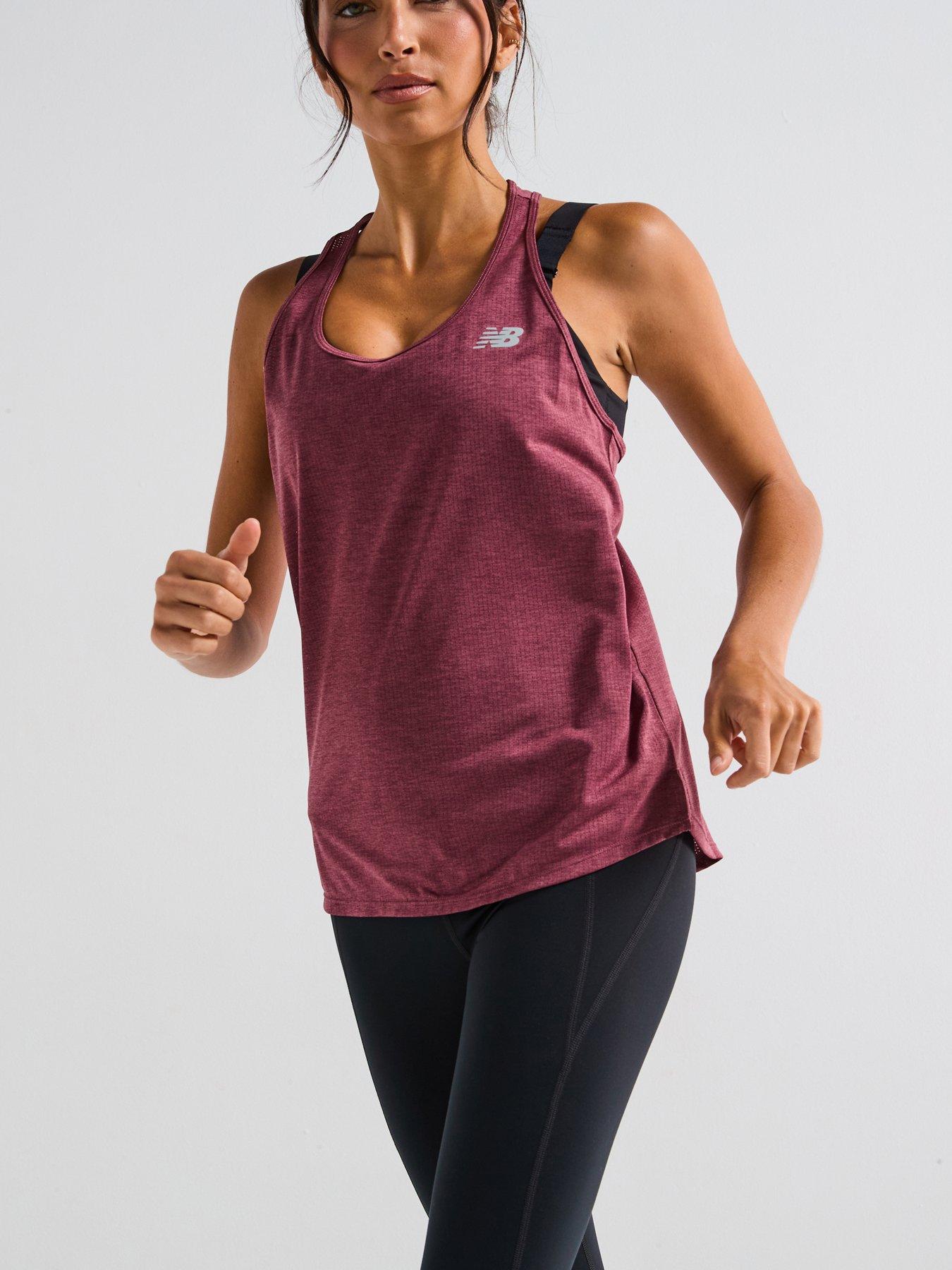 undefined Womens Running Athletics Tank - Red