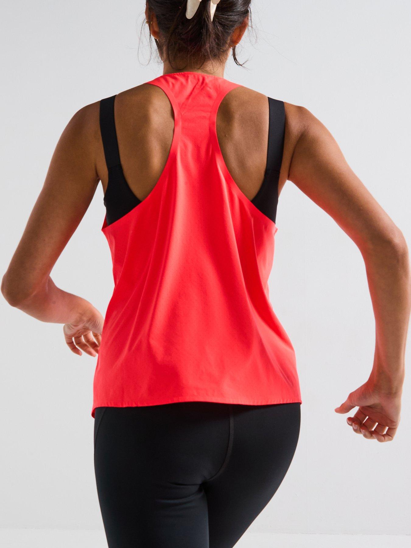 Image 2 of 6 of New Balance Womens Running Race Day Tank - Red