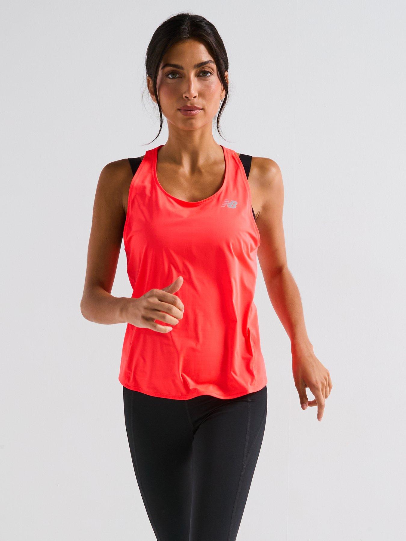 Image 5 of 6 of New Balance Womens Running Race Day Tank - Red