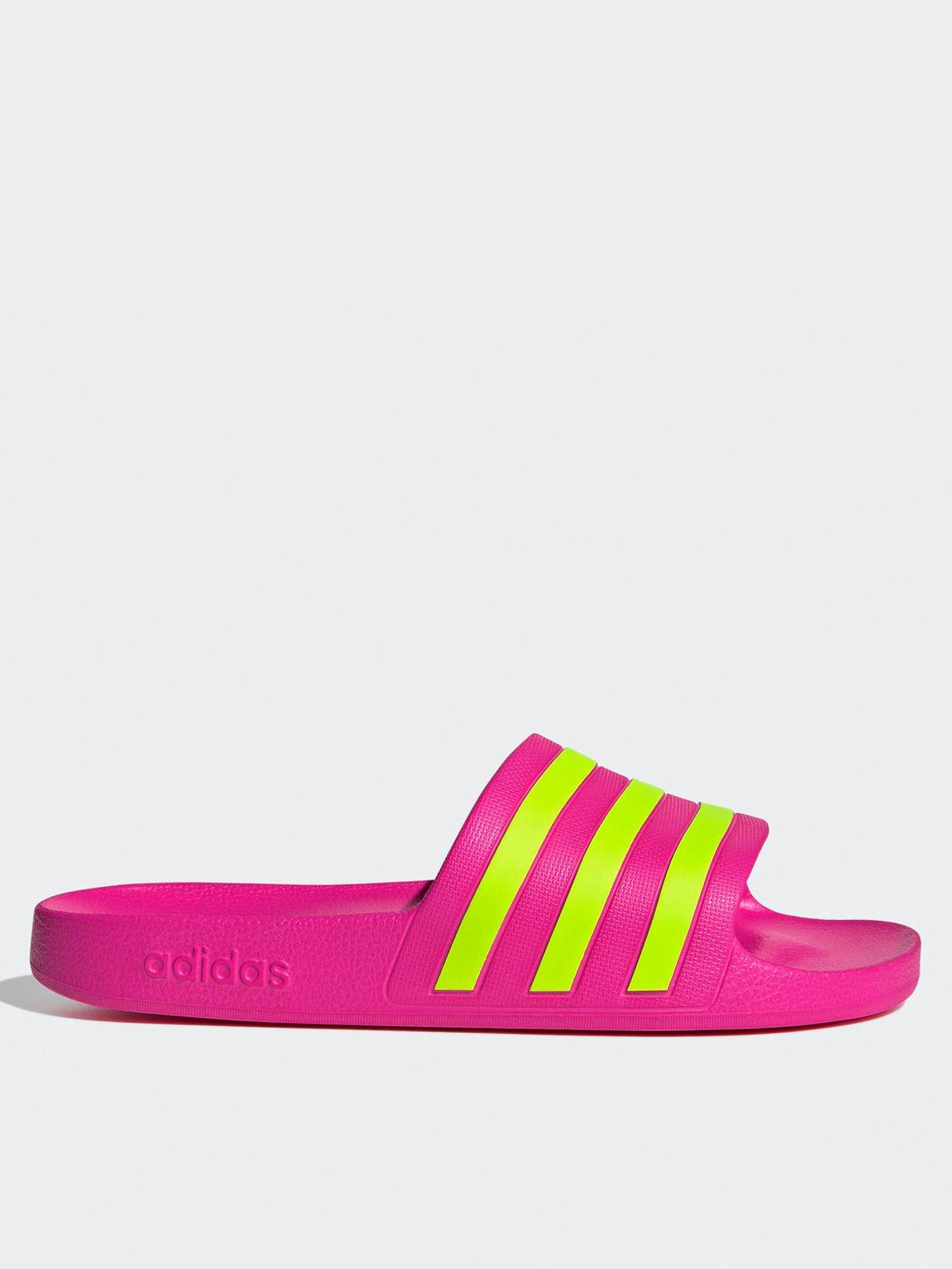 undefined Women's Adilette Aqua Slides - Pink