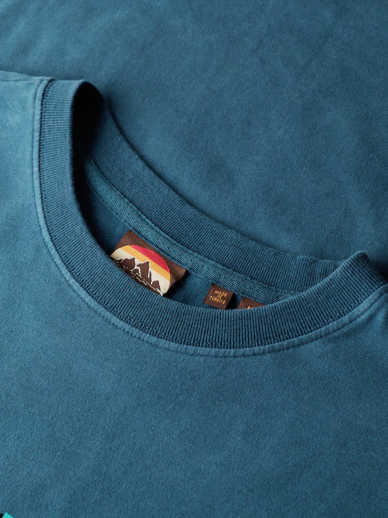  image of superdry-original-classic-core-logo-t-shirt-blue