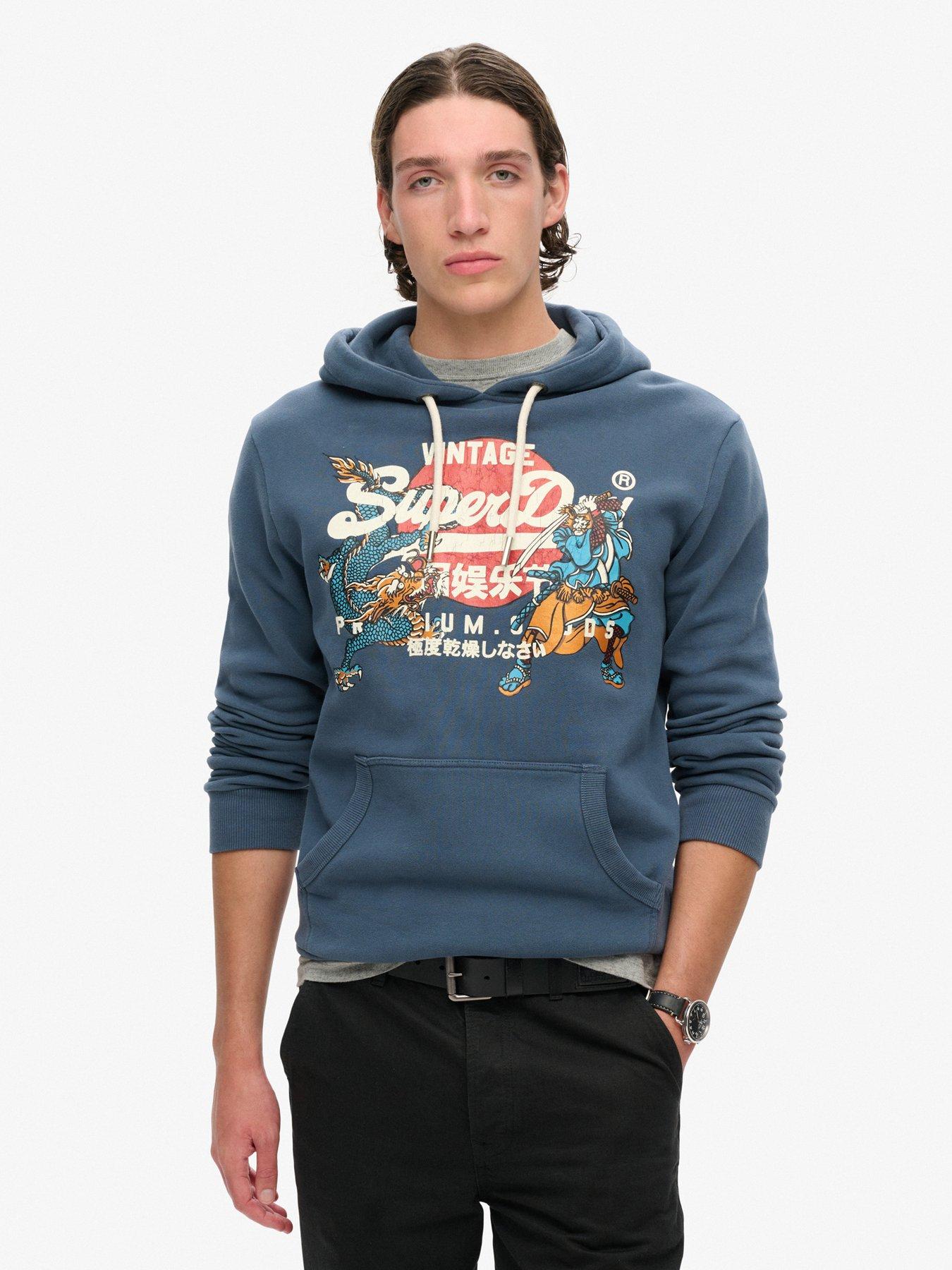 undefined Original Tokyo Graphic Hoodie - Blue