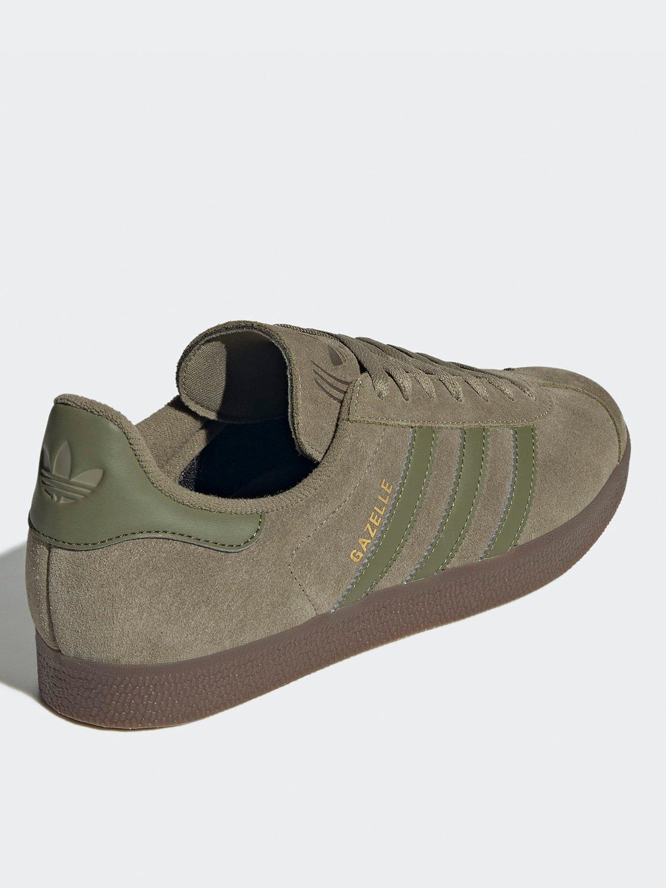 adidas gazelle silver green womens ADIDAS GAZELLE ADV - BROWN/YELLOW JP5857 main image 1