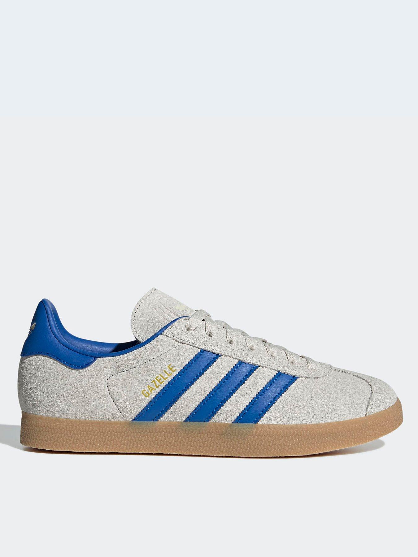  image of adidas-originals-mens-gazelle-trainers-beige