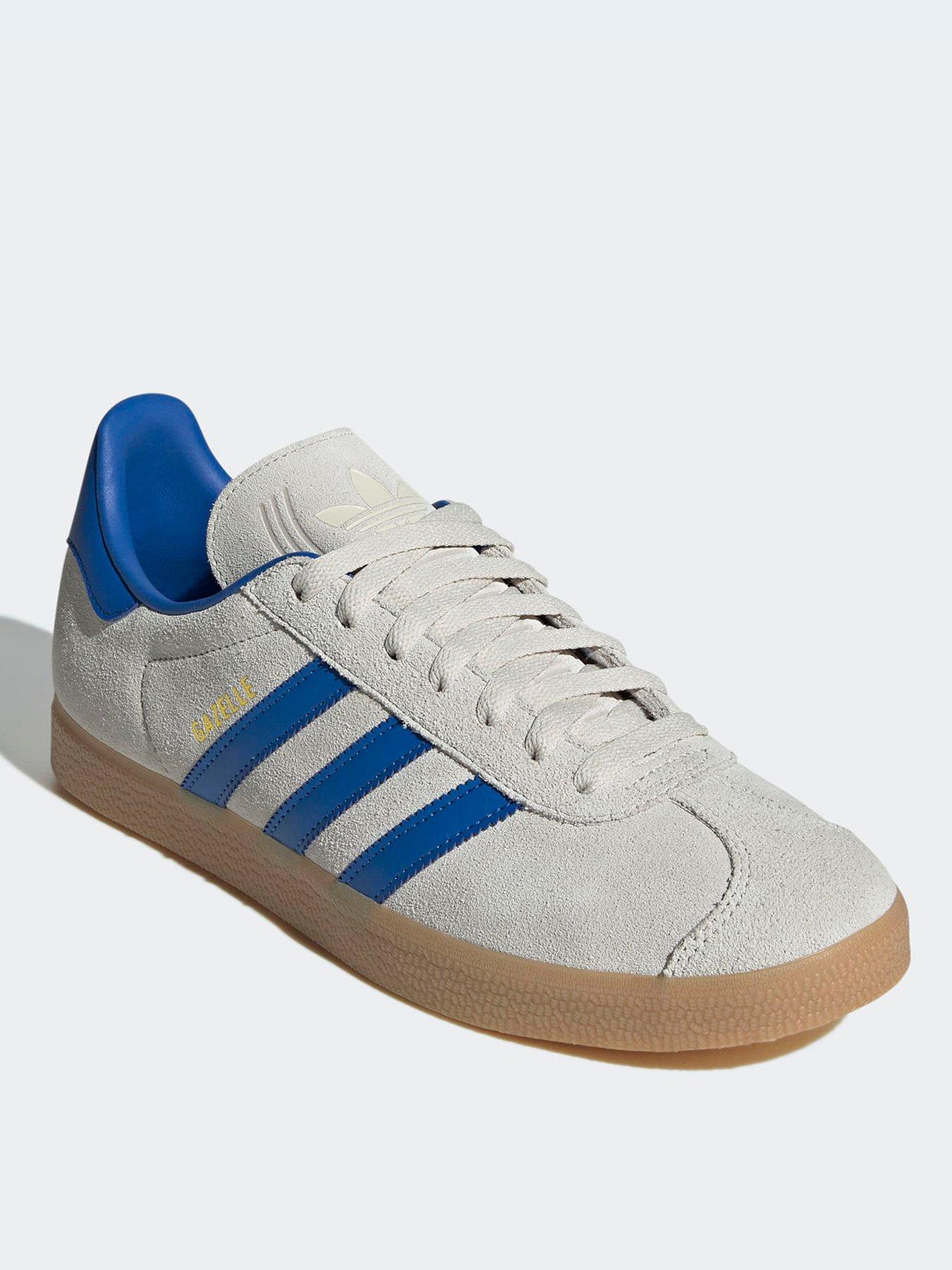  image of adidas-originals-mens-gazelle-trainers-beige
