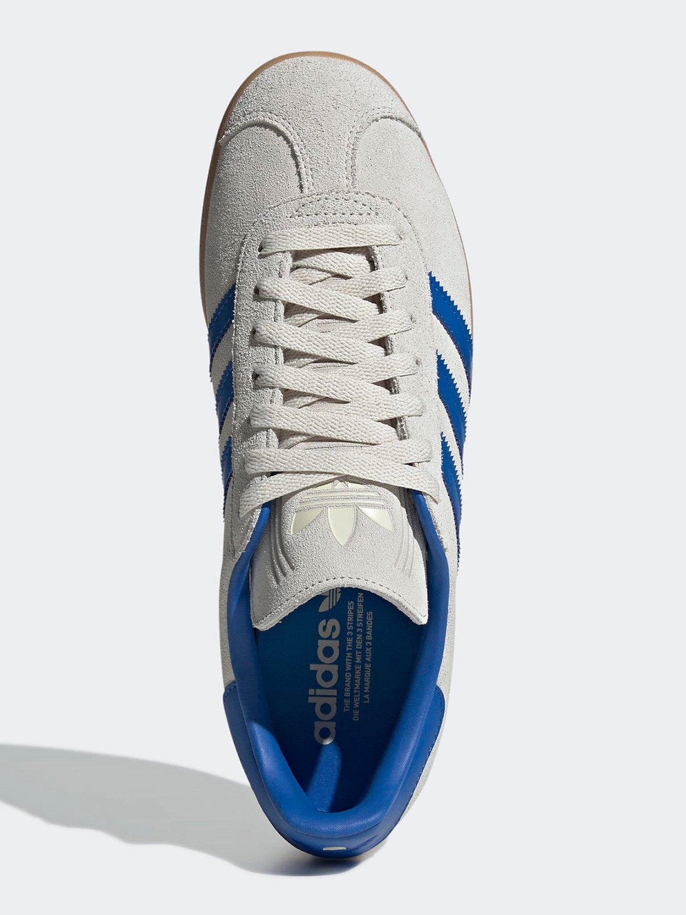  image of adidas-originals-mens-gazelle-trainers-beige