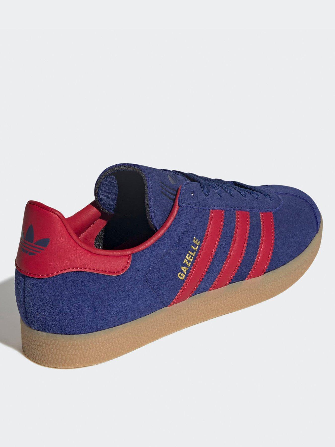  image of adidas-originals-mens-gazelle-trainers-blue