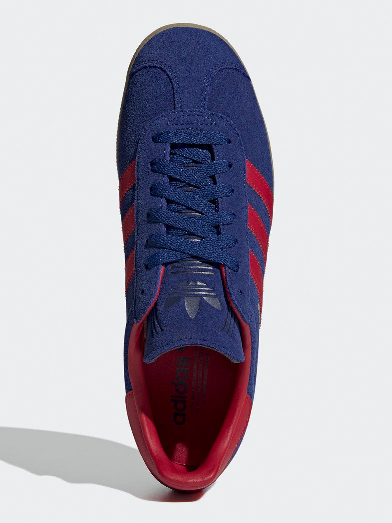  image of adidas-originals-mens-gazelle-trainers-blue