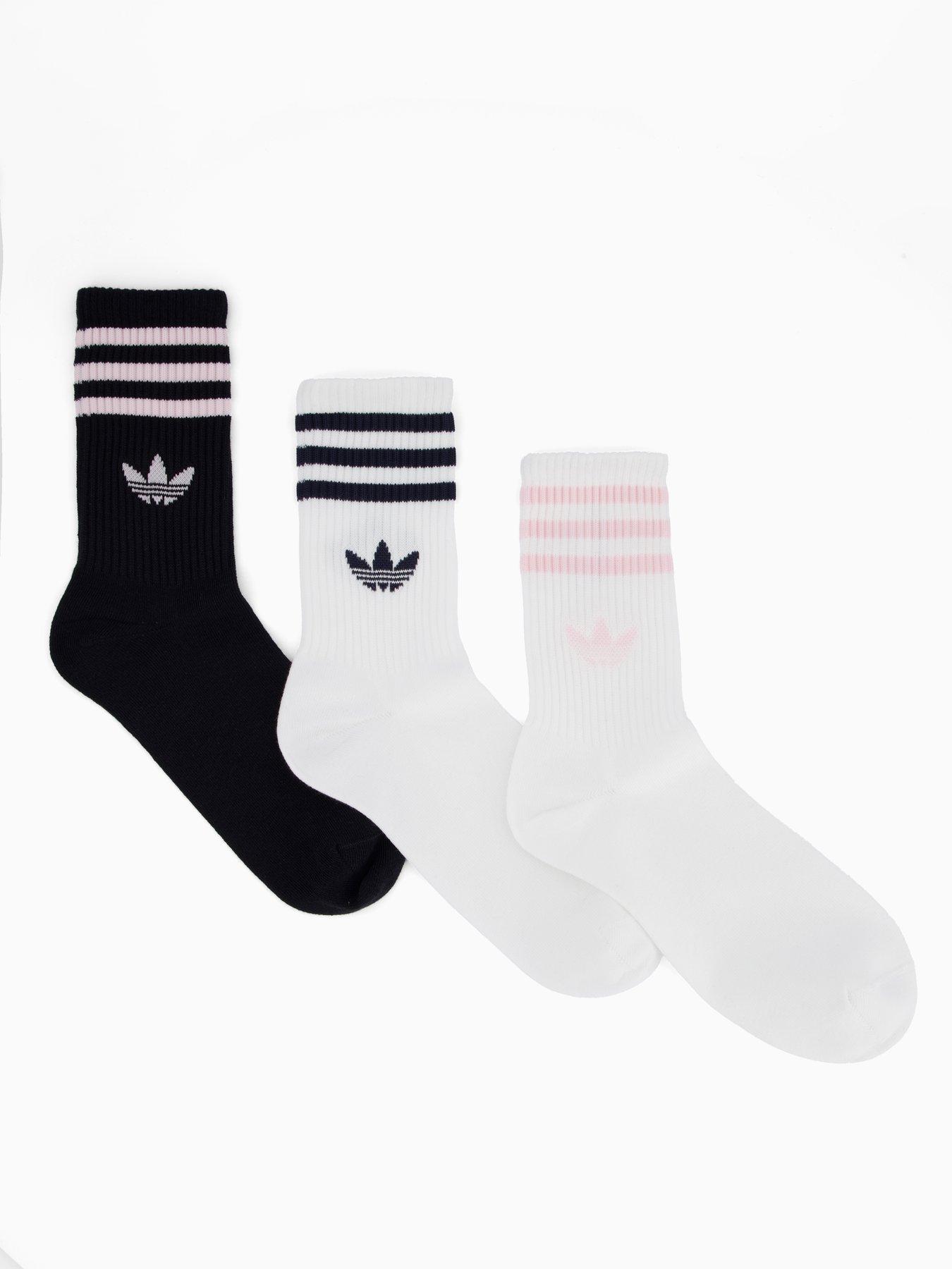 adidas-originals-womens-3-stripe-crew-socks-3-pack-blackwhite
