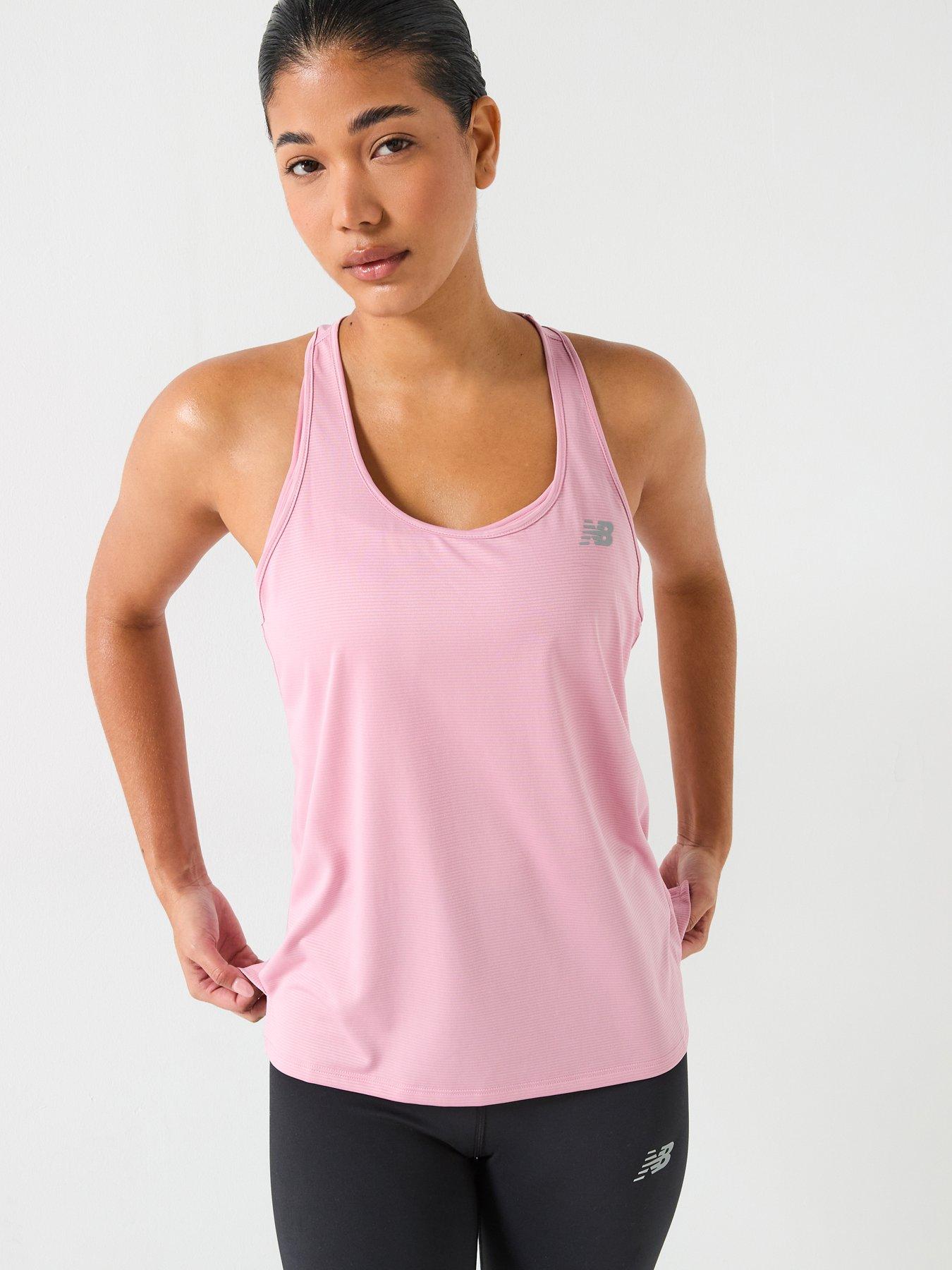 New Balance Womens Running Essential Tank - Pink