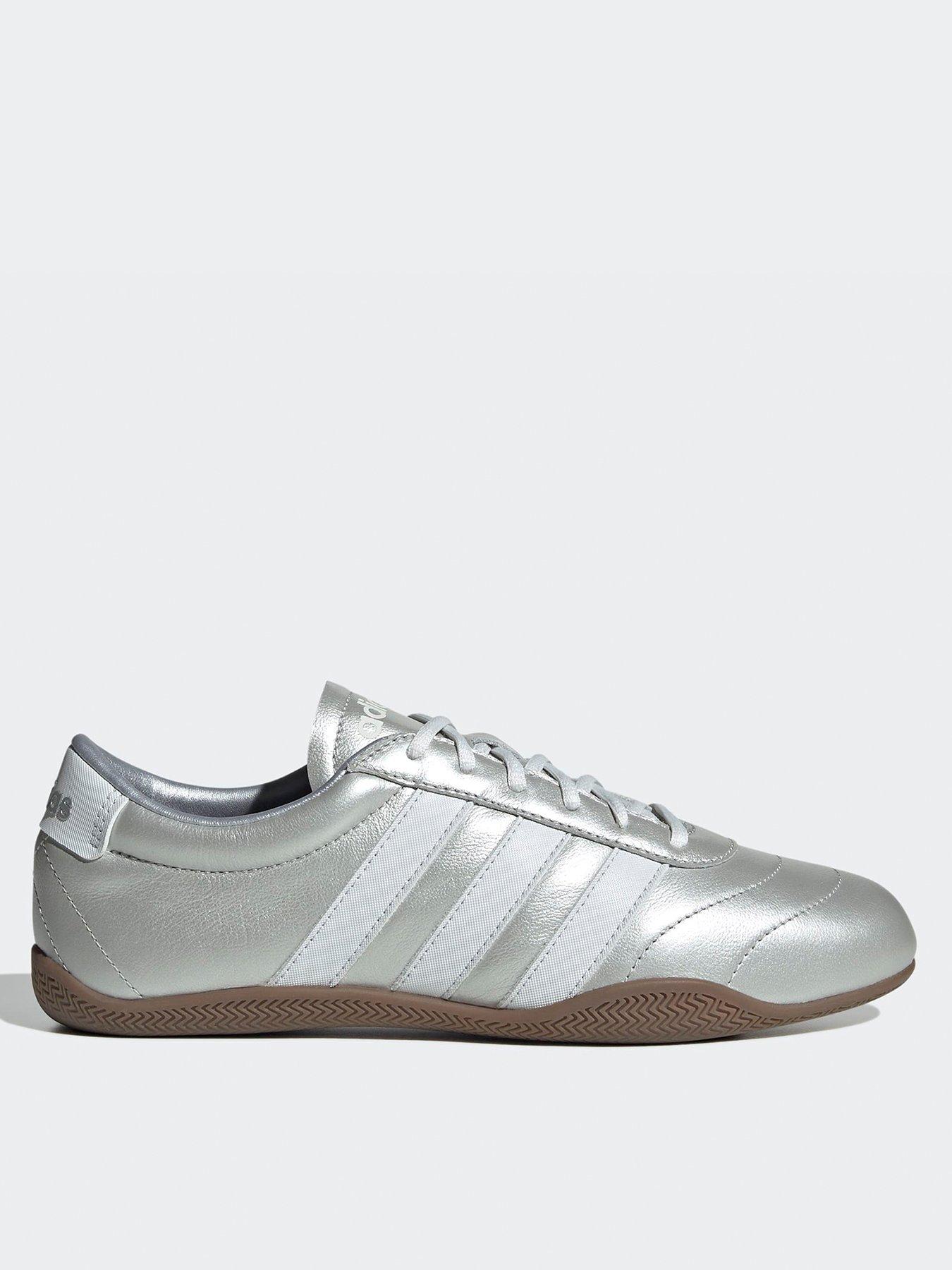undefined Women's Grand Court Lo Trainers - Silver